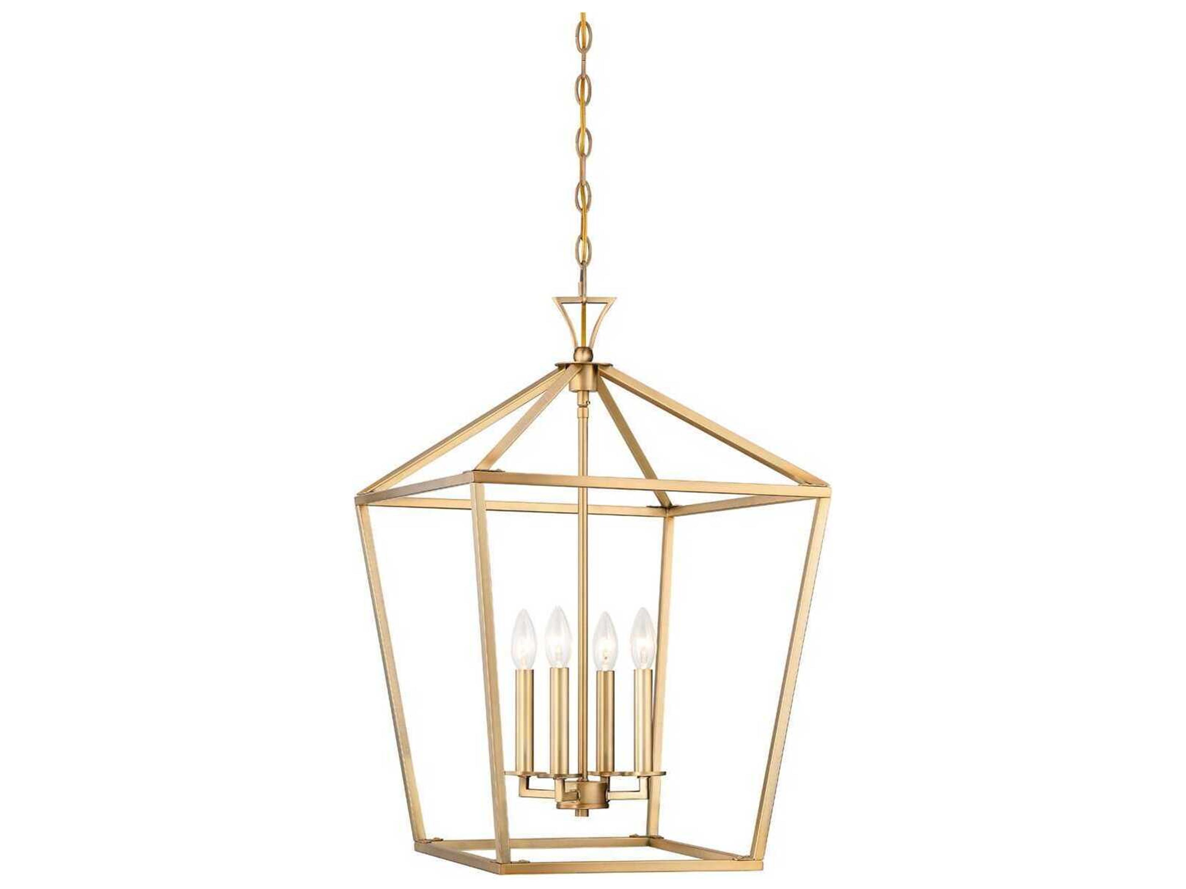 Savoy House Townsend 4-Light Warm Brass Pendant