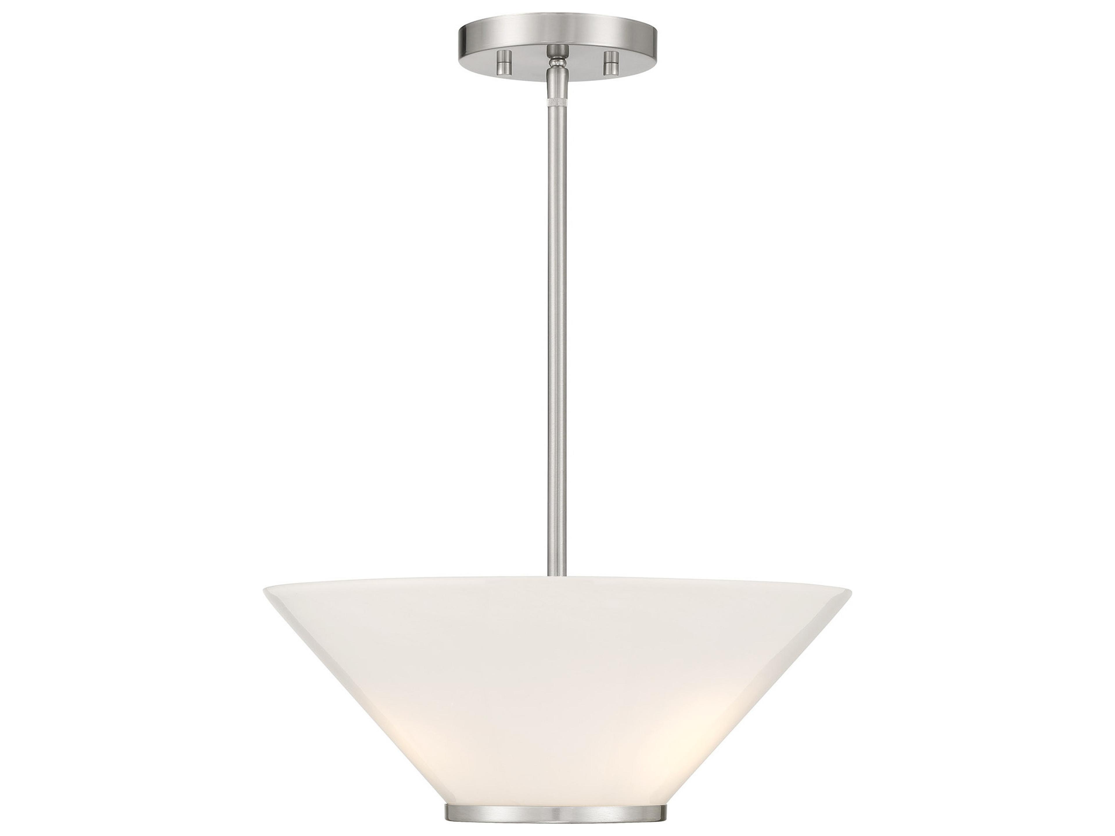 Savoy House Blair 3-Light Satin Nickel Pendant