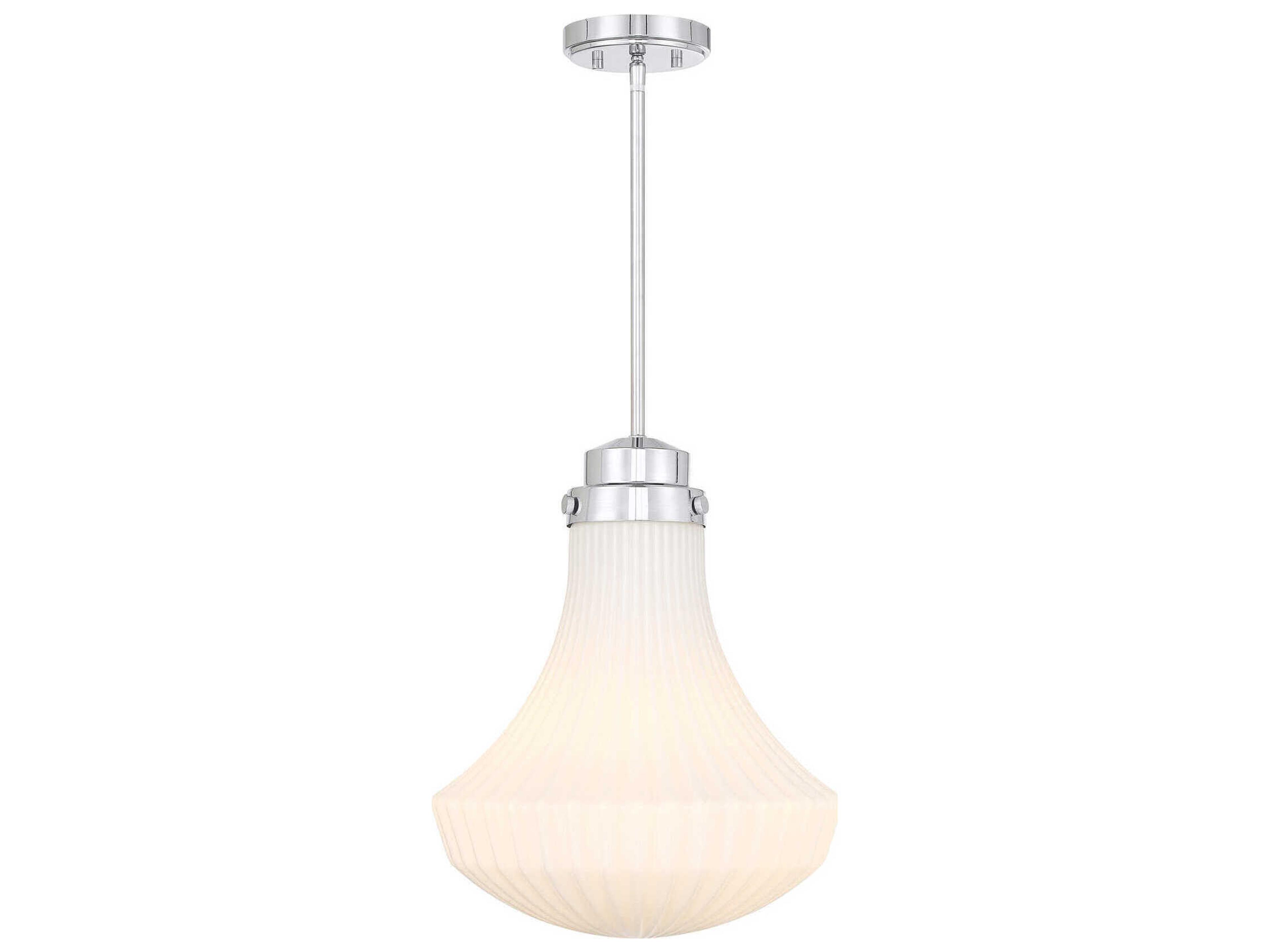 Savoy House Bartlet 1-Light Polished Chrome Pendant