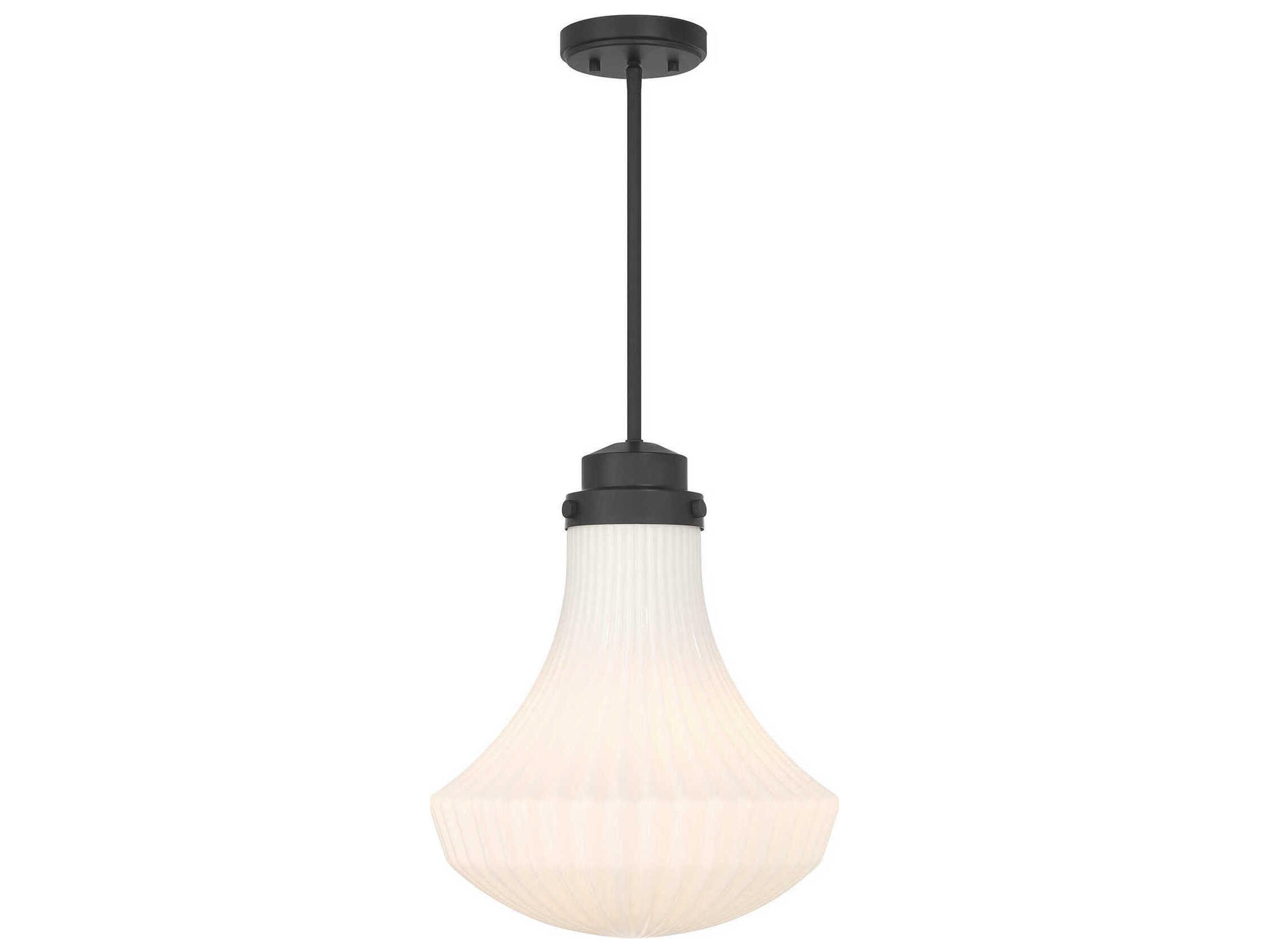 Savoy House Bartlet 1-Light Matte Black Pendant