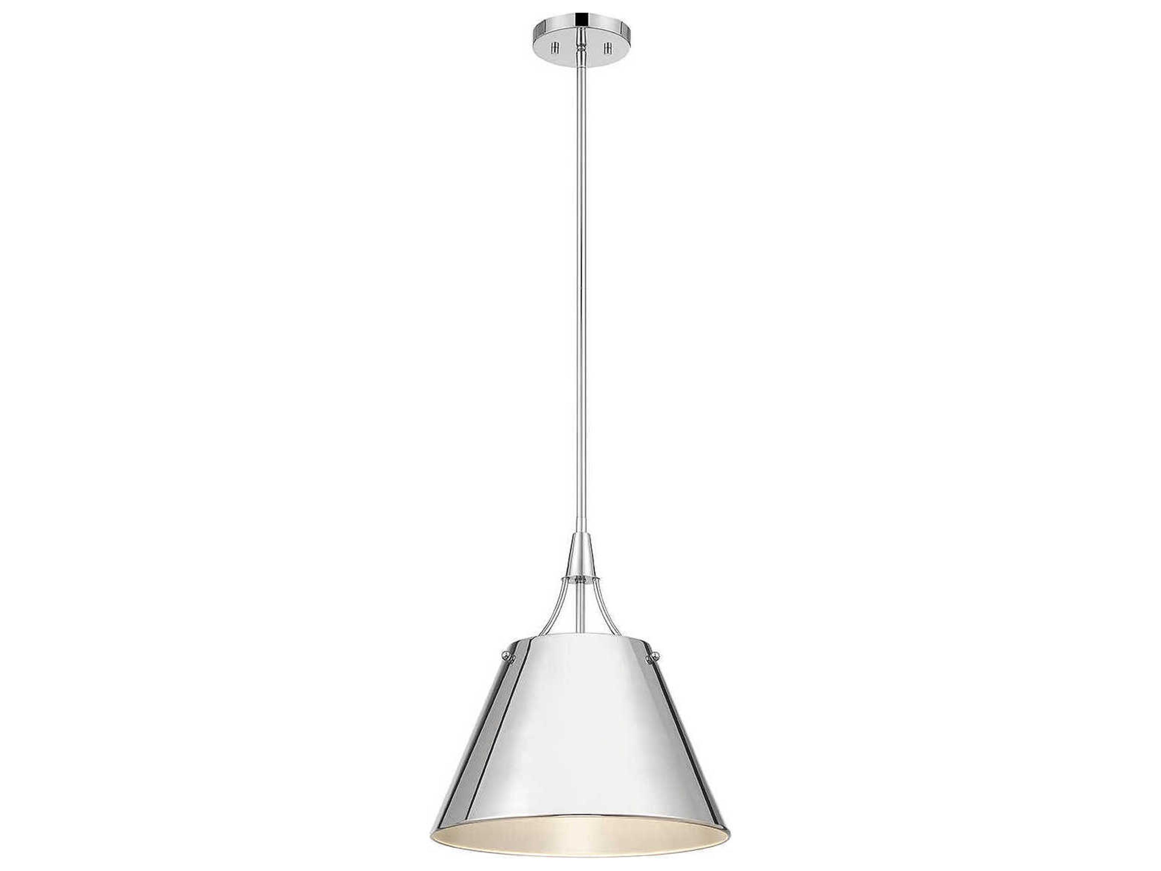 Savoy House Willis 1-Light Polished Nickel Chrome Empire Pendant