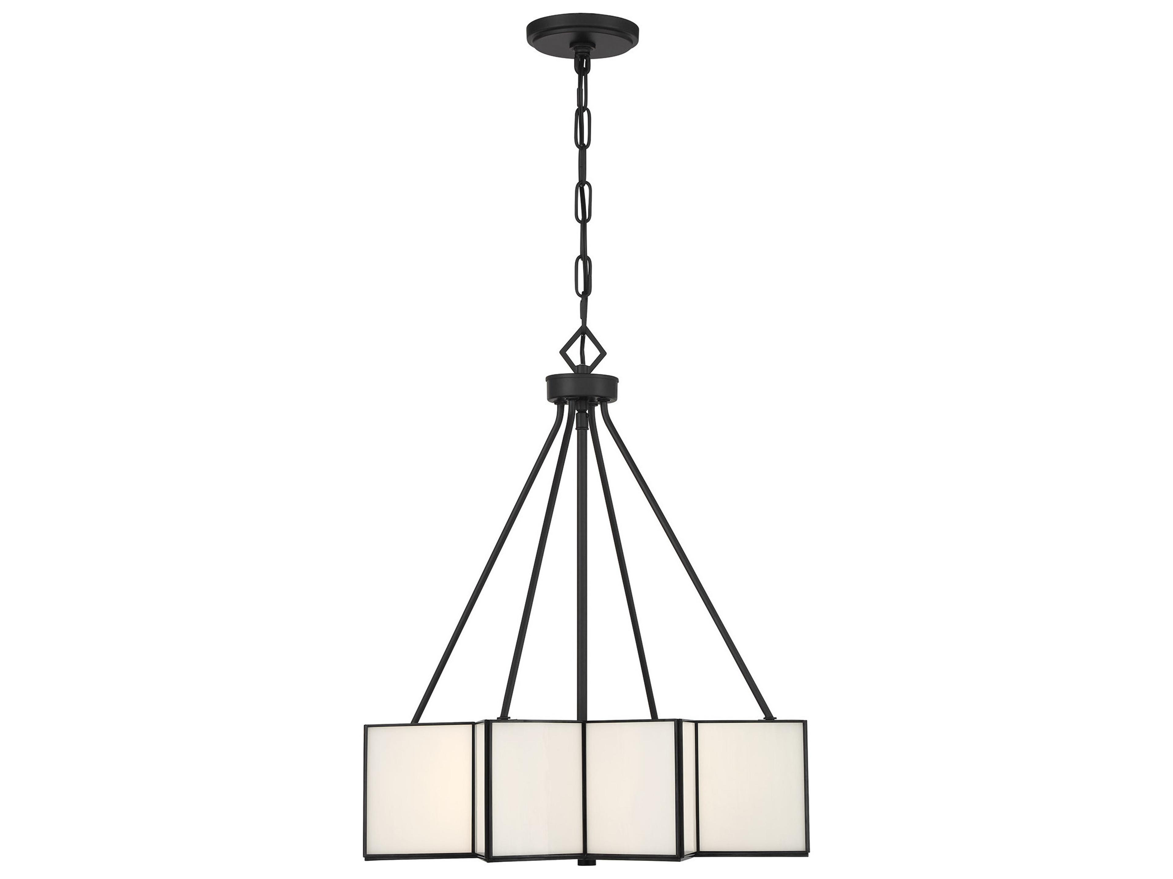 Savoy House Reiling 3-Light Matte Black Pendant