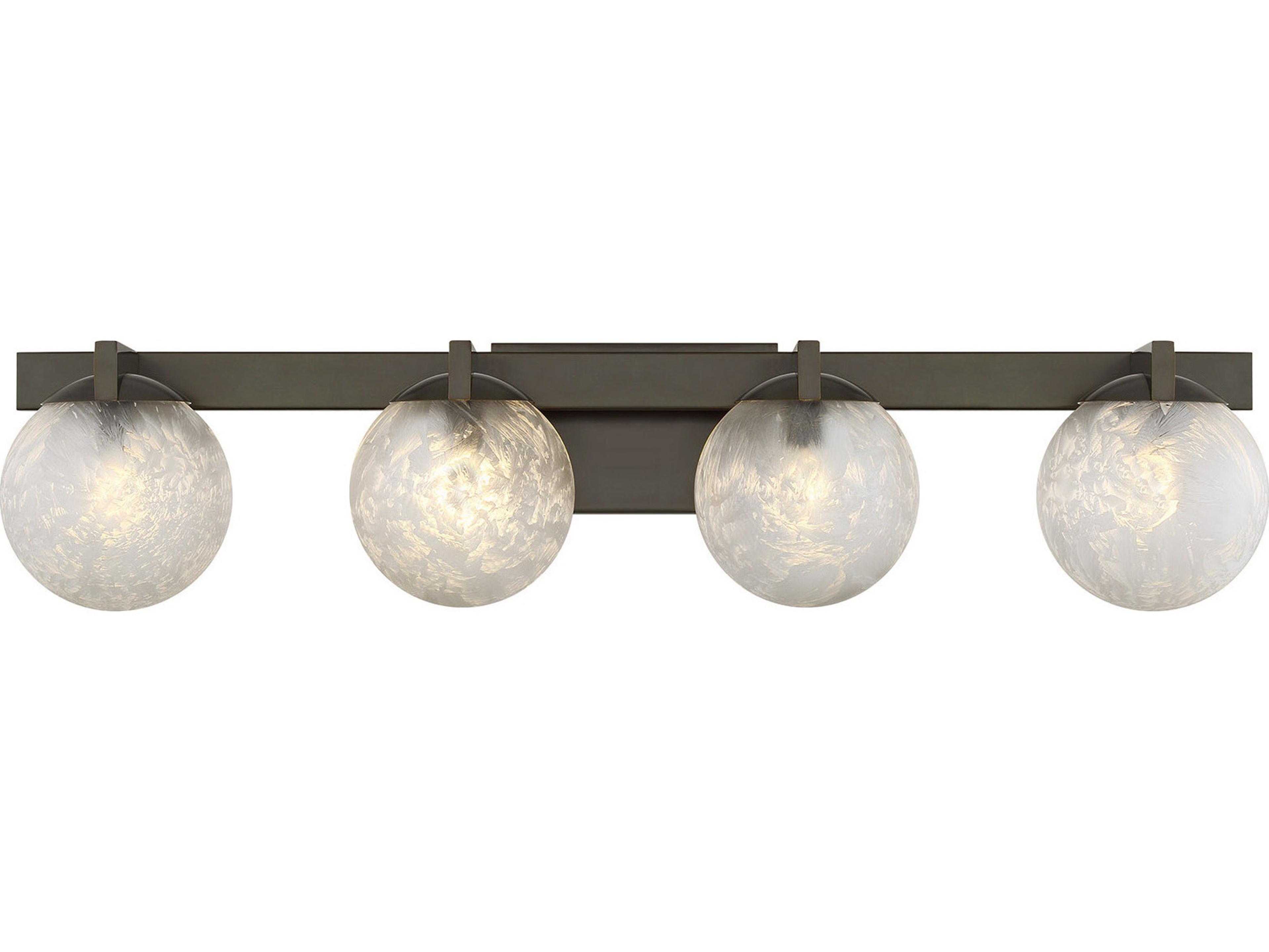 Savoy House Darien 4-Light Mediterranean Bronze Vanity Light