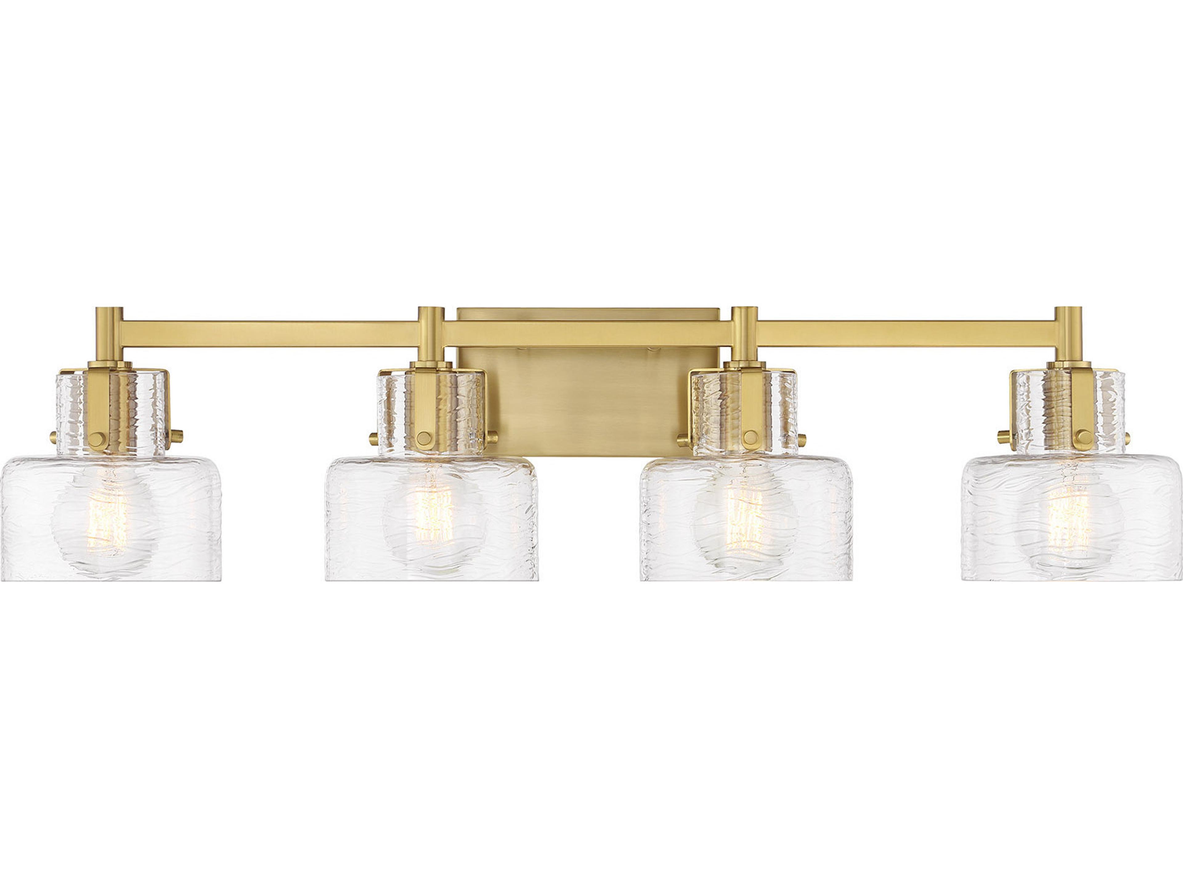 Savoy House Dover 4-Light Warm Brass Vanity Light