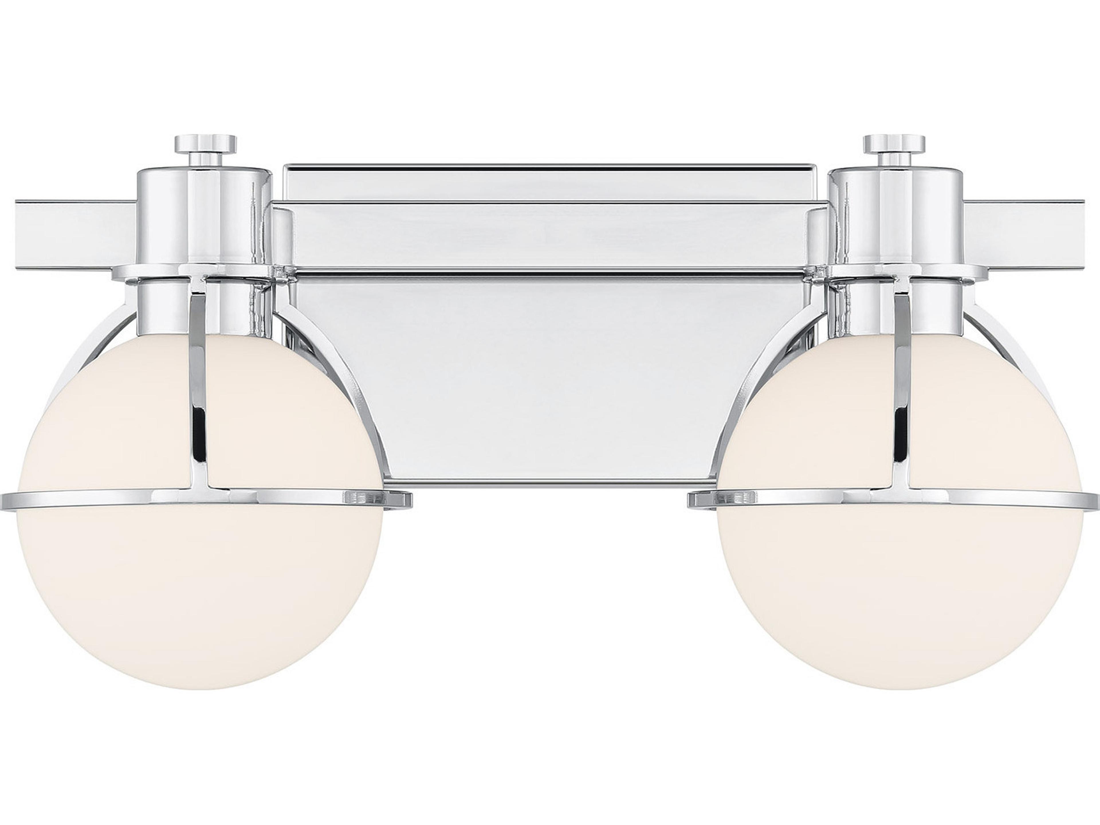 Savoy House Pierce 2-Light Chrome Vanity Light
