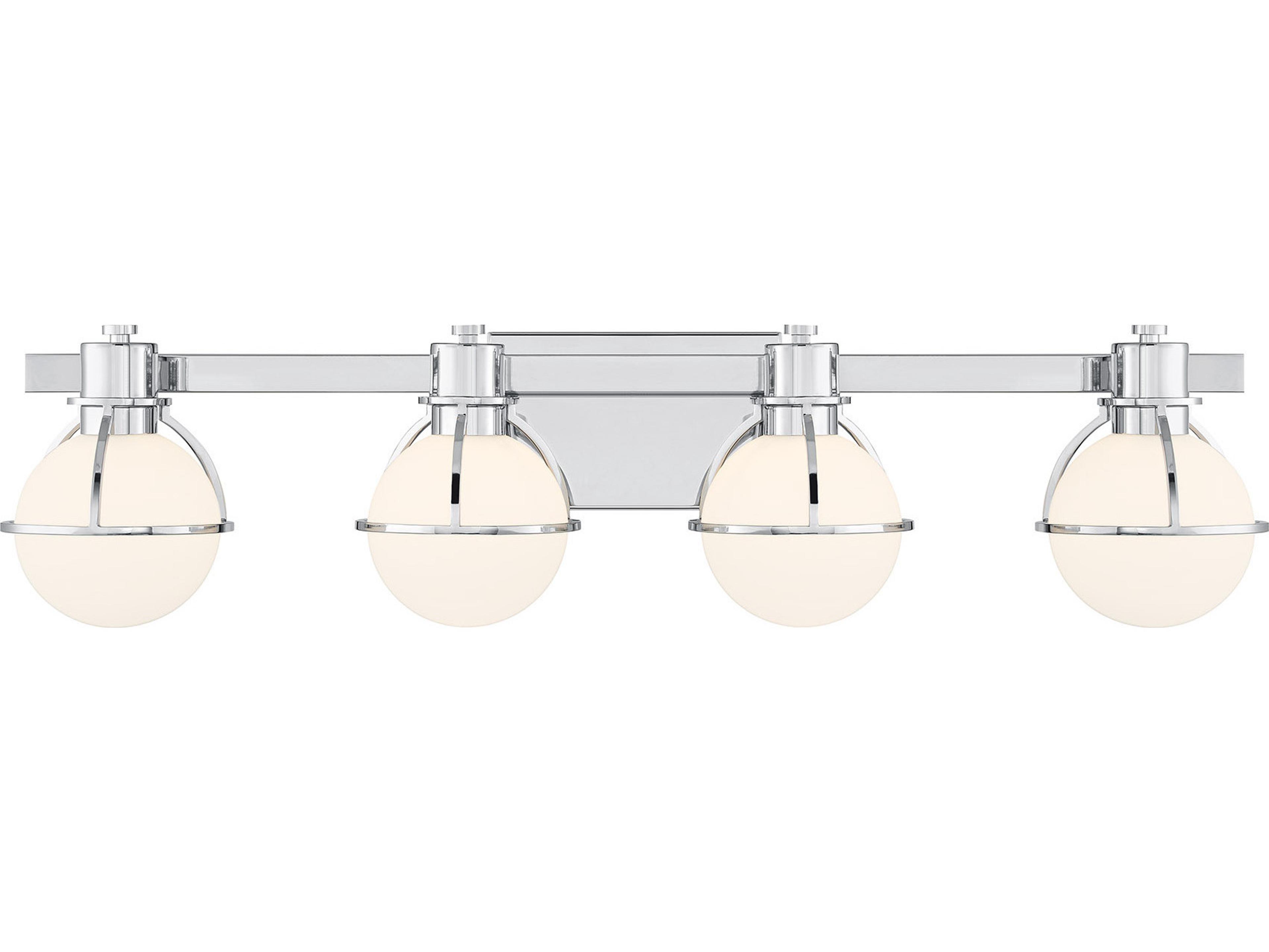 Savoy House Pierce 4-Light Chrome Vanity Light