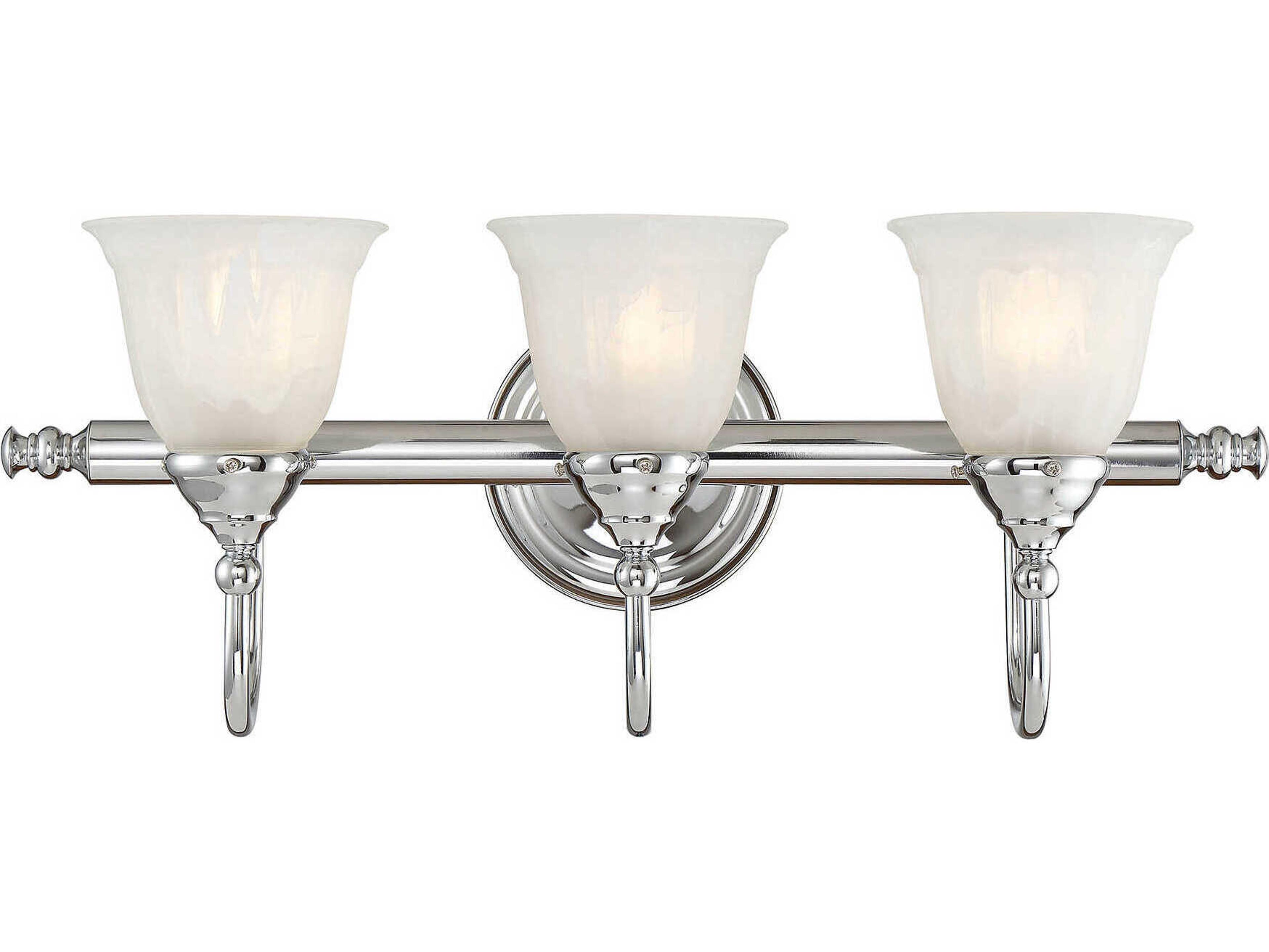 Savoy House Brunswick 3-Light Chrome Vanity Light