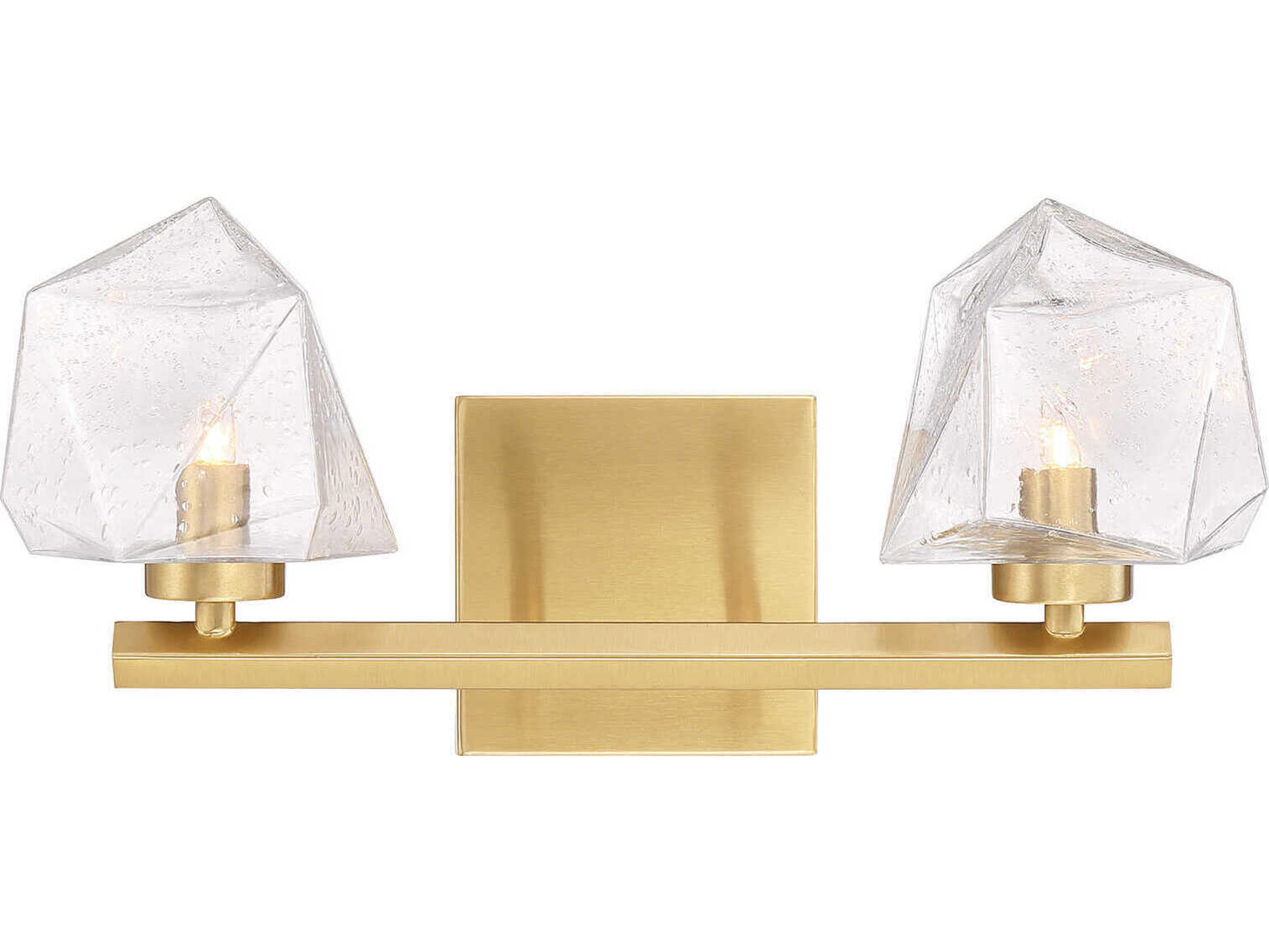 Savoy House Castello 2-Light Warm Brass Vanity Light