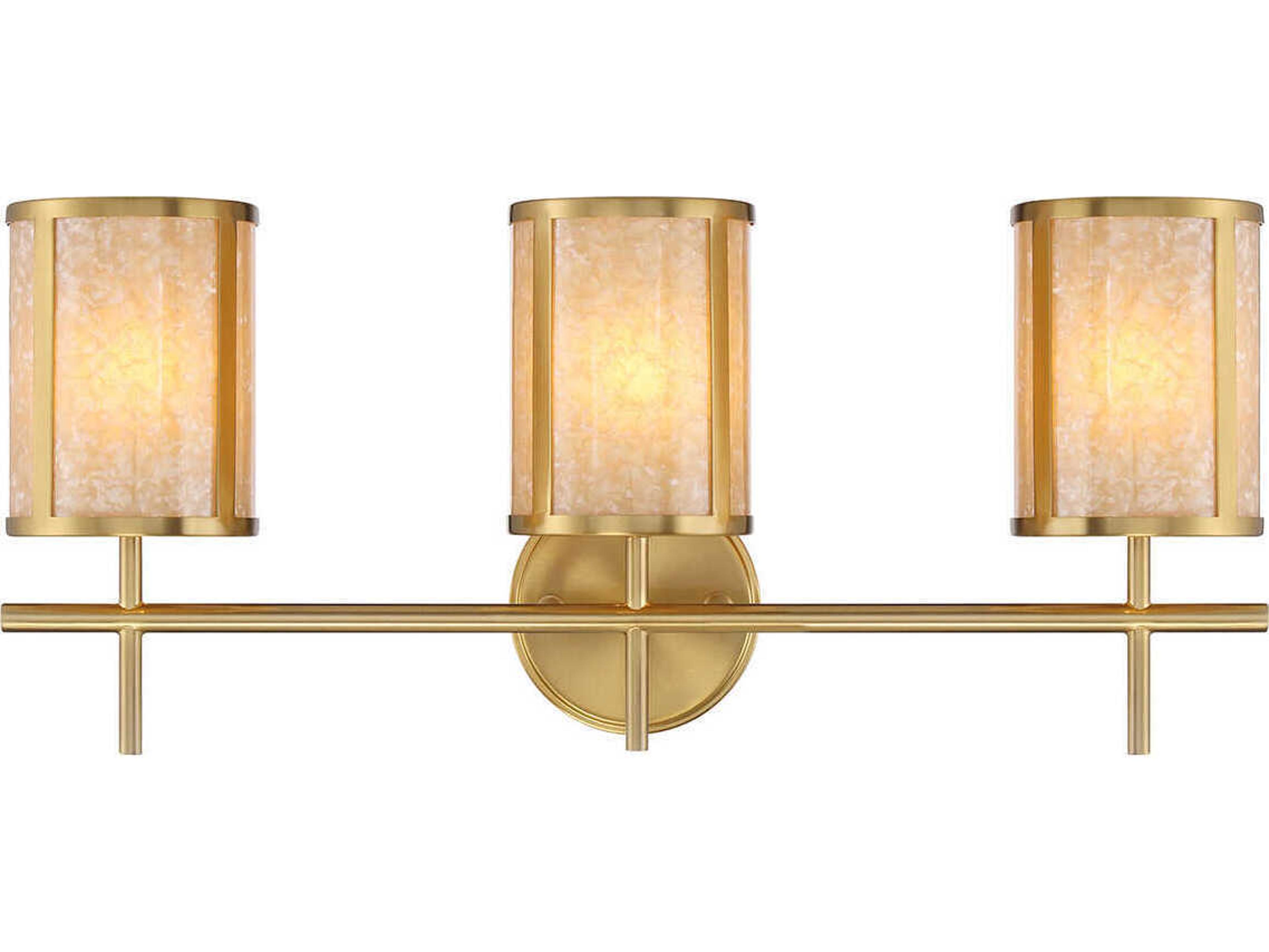 Savoy House Camden 3-Light Warm Brass Vanity Light