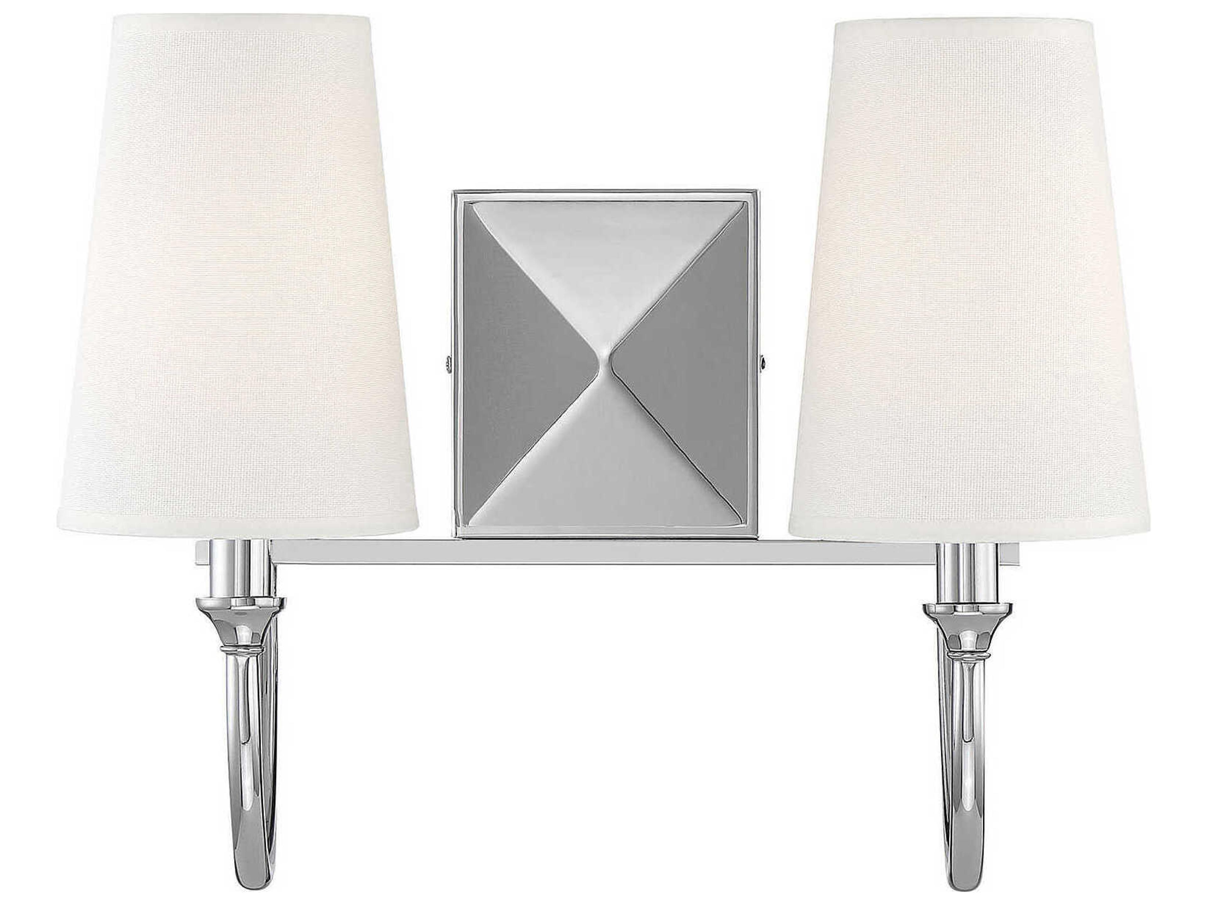 Savoy House Cameron 2-Light Polished Nickel Vanity Light
