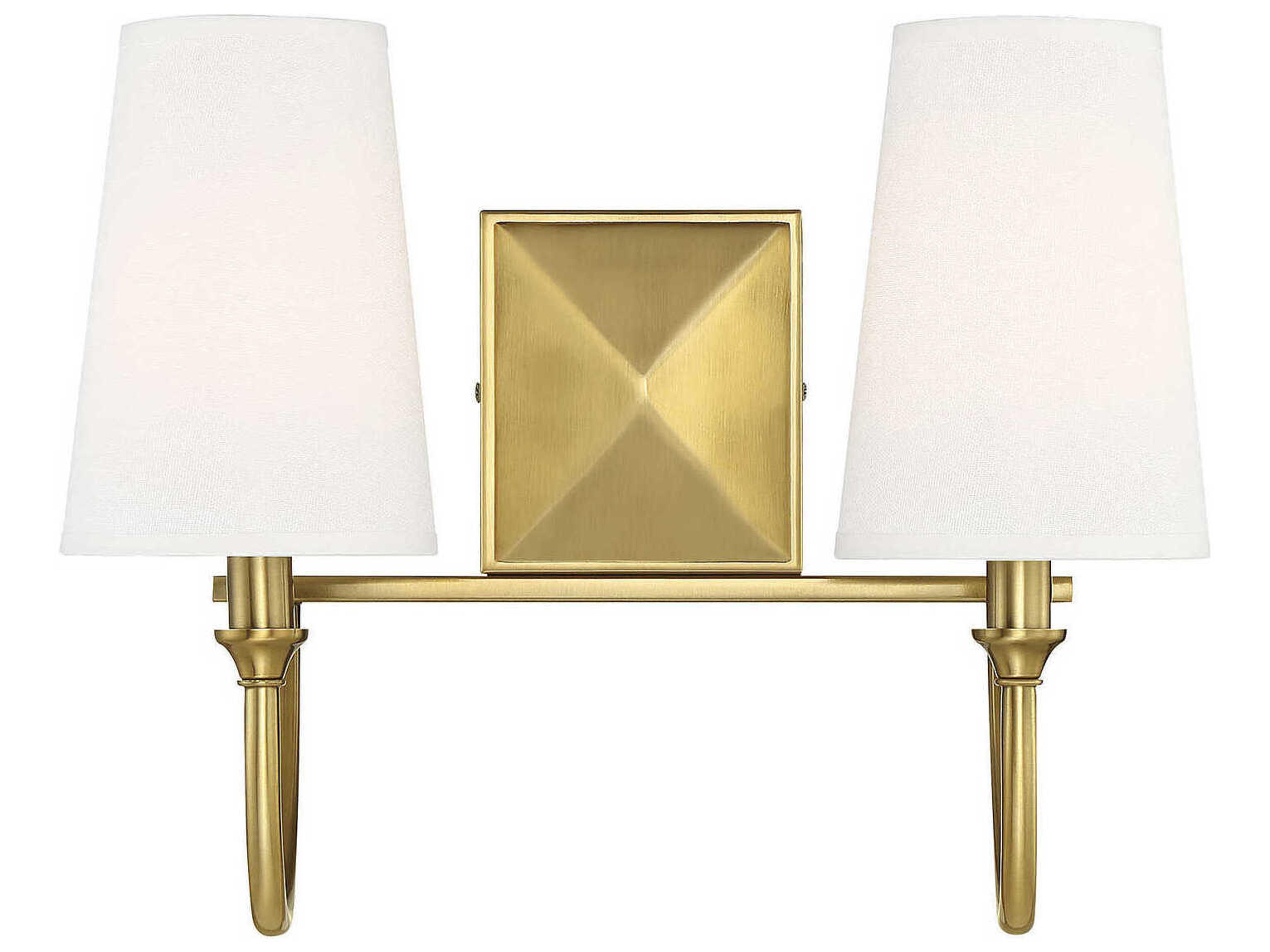 Savoy House Cameron 2-Light Warm Brass Vanity Light