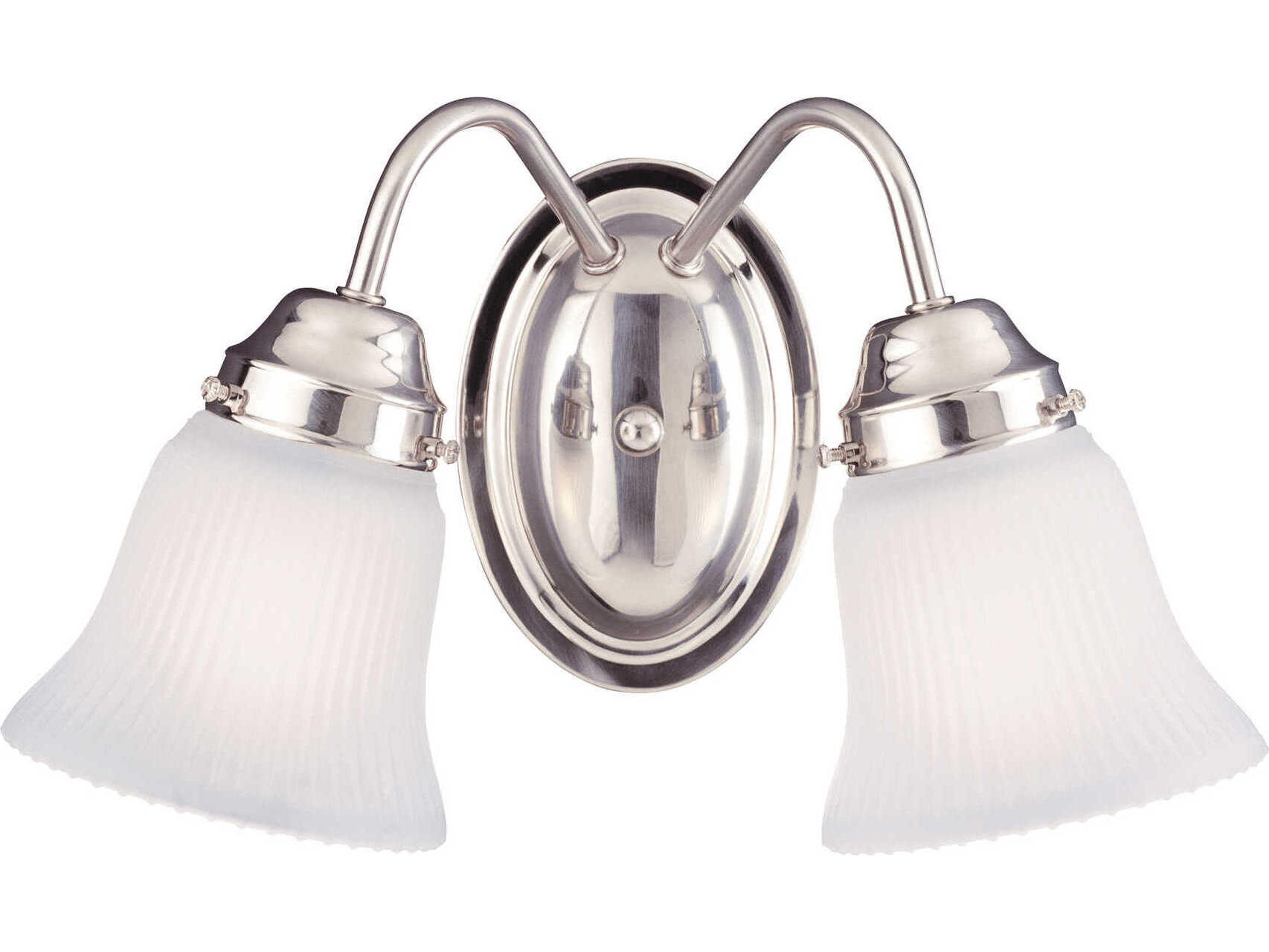 Savoy House Brighton 2-Light Satin Nickel Vanity Light