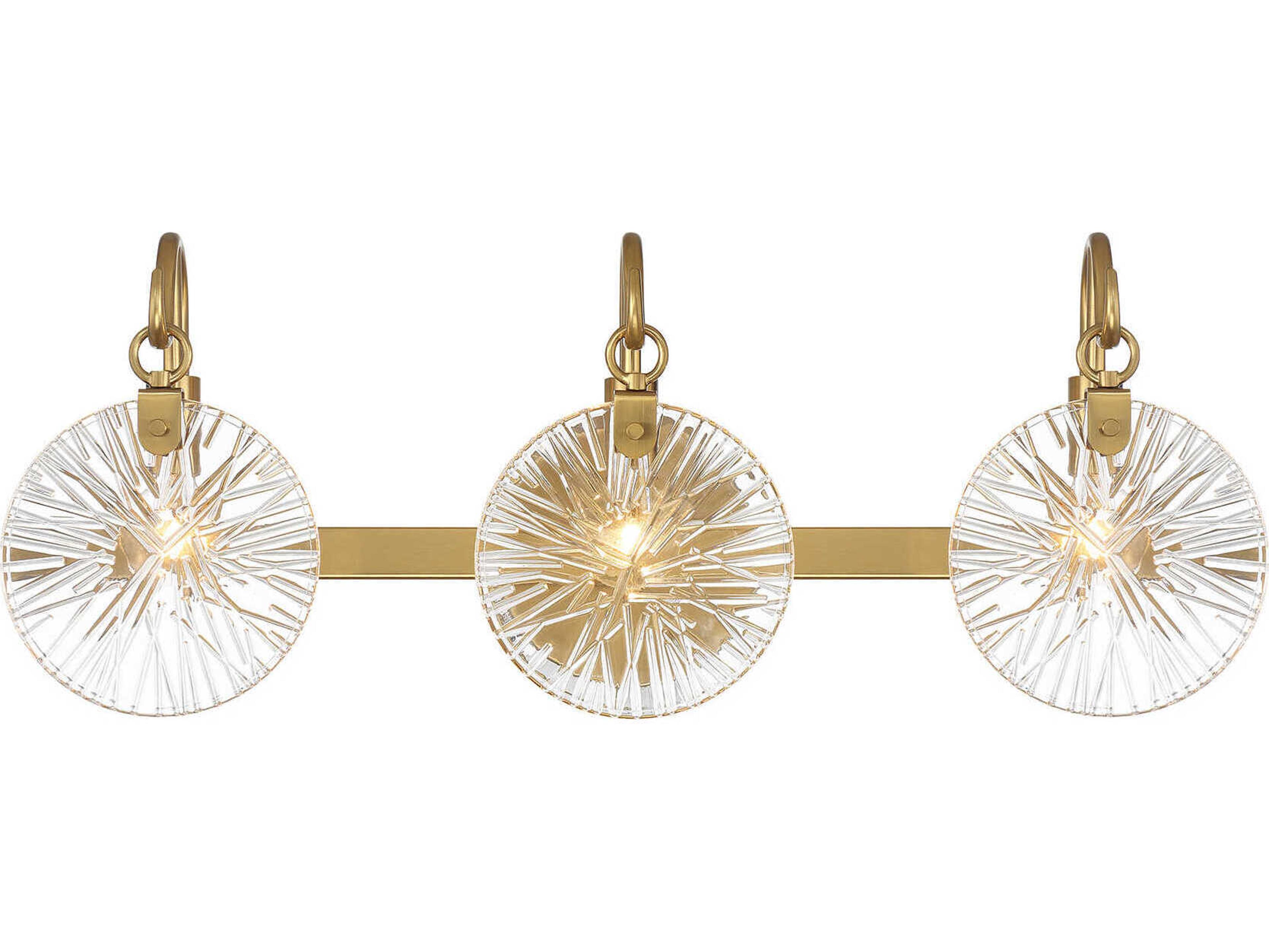 Savoy House Addison 3-Light Warm Brass Vanity Light
