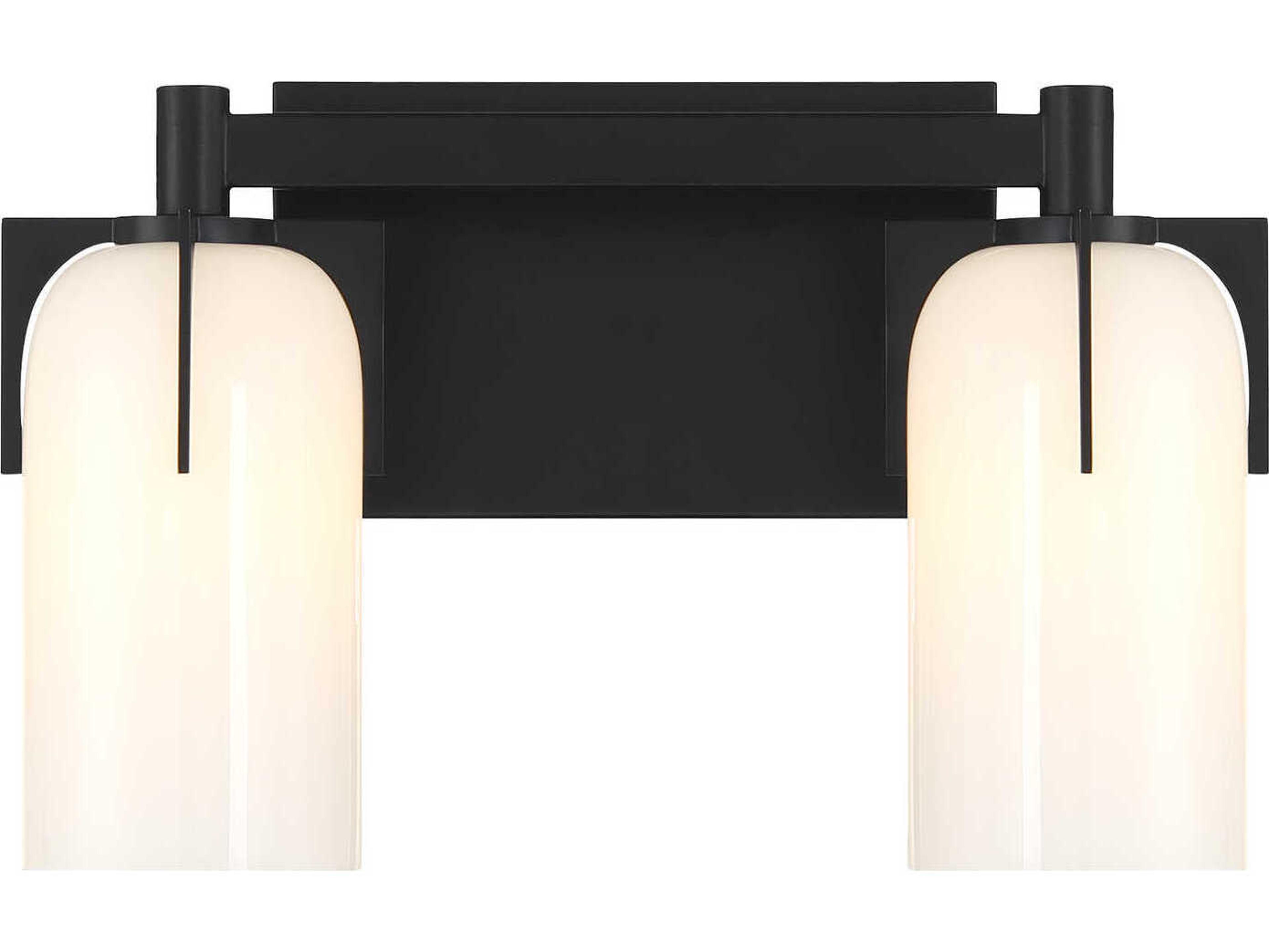 Savoy House Caldwell 2-Light Matte Black Vanity Light