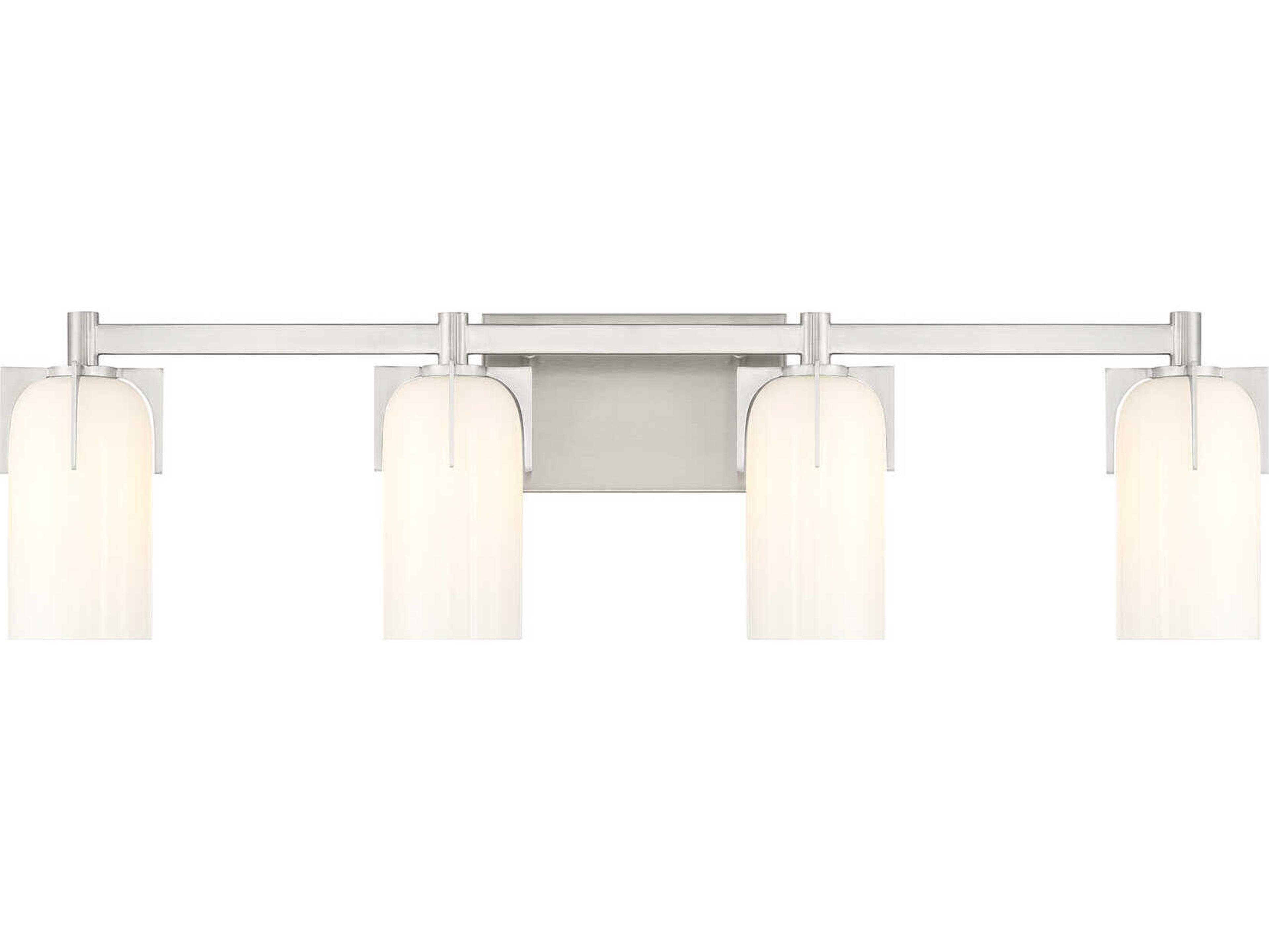 Savoy House Caldwell 4-Light Satin Nickel Vanity Light