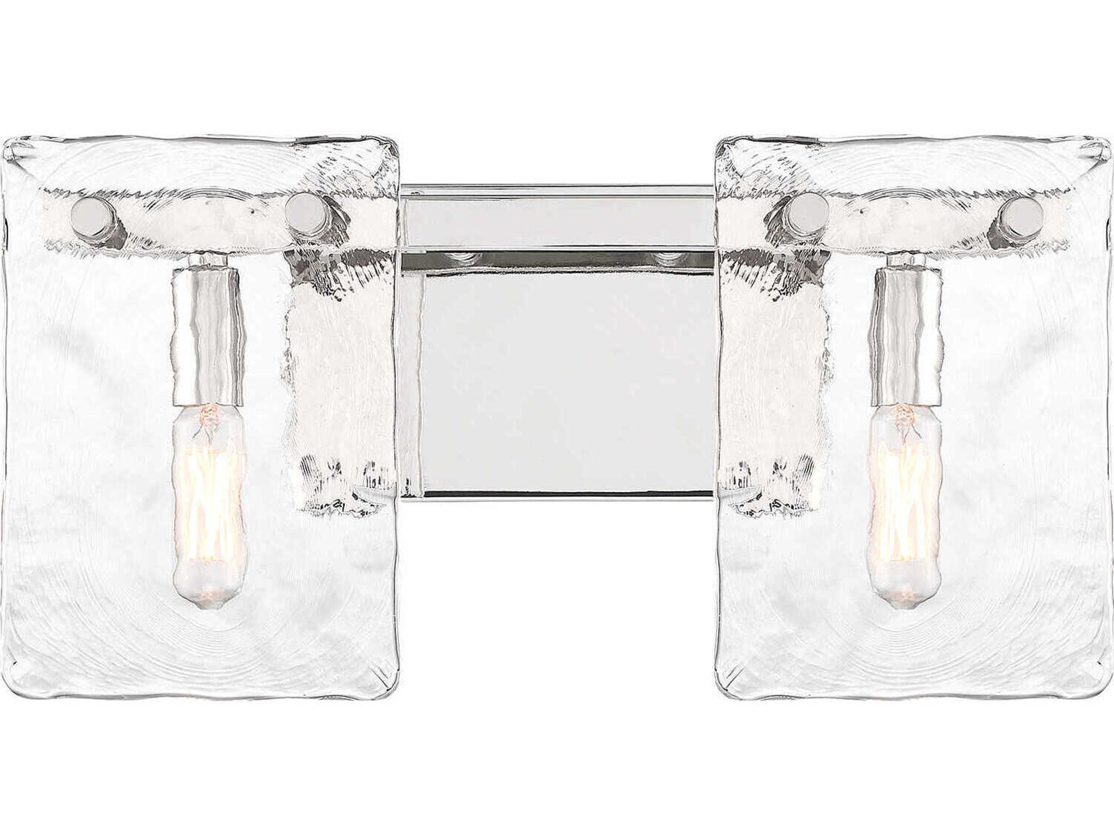 Savoy House Genry 2-Light Polished Nickel Vanity Light