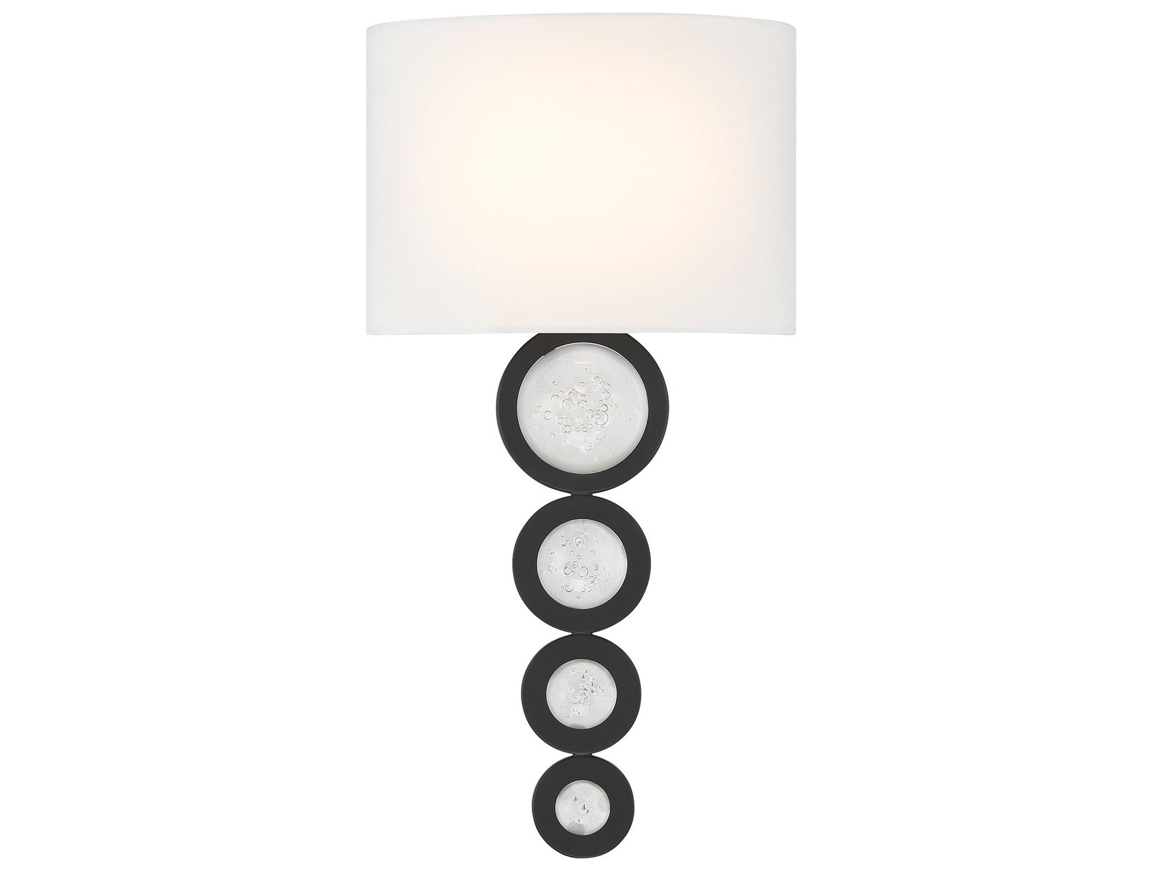 Savoy House Marseille 1-Light Matte Black Wall Sconce