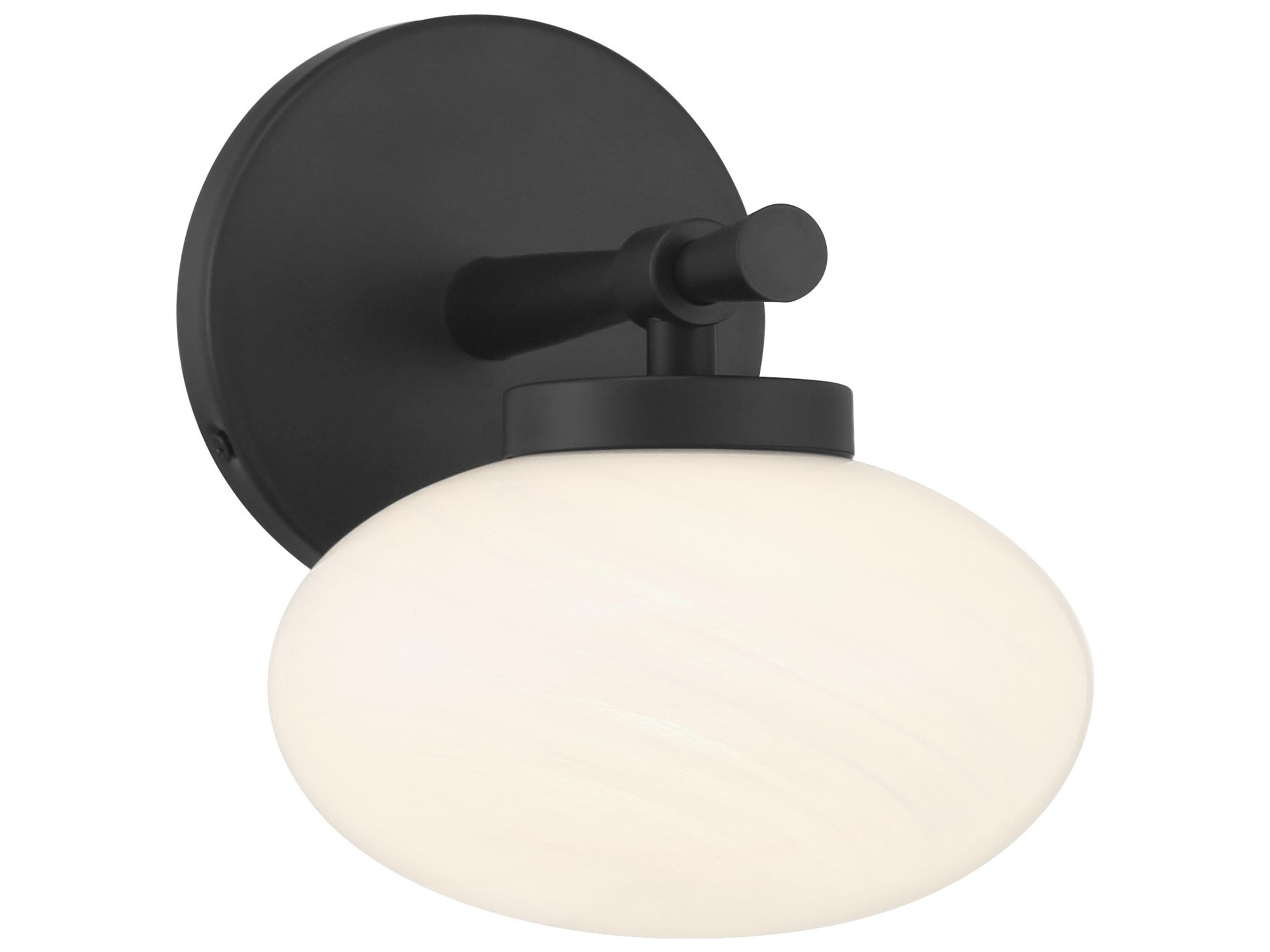 Savoy House Barrow 1-Light Matte Black Wall Sconce