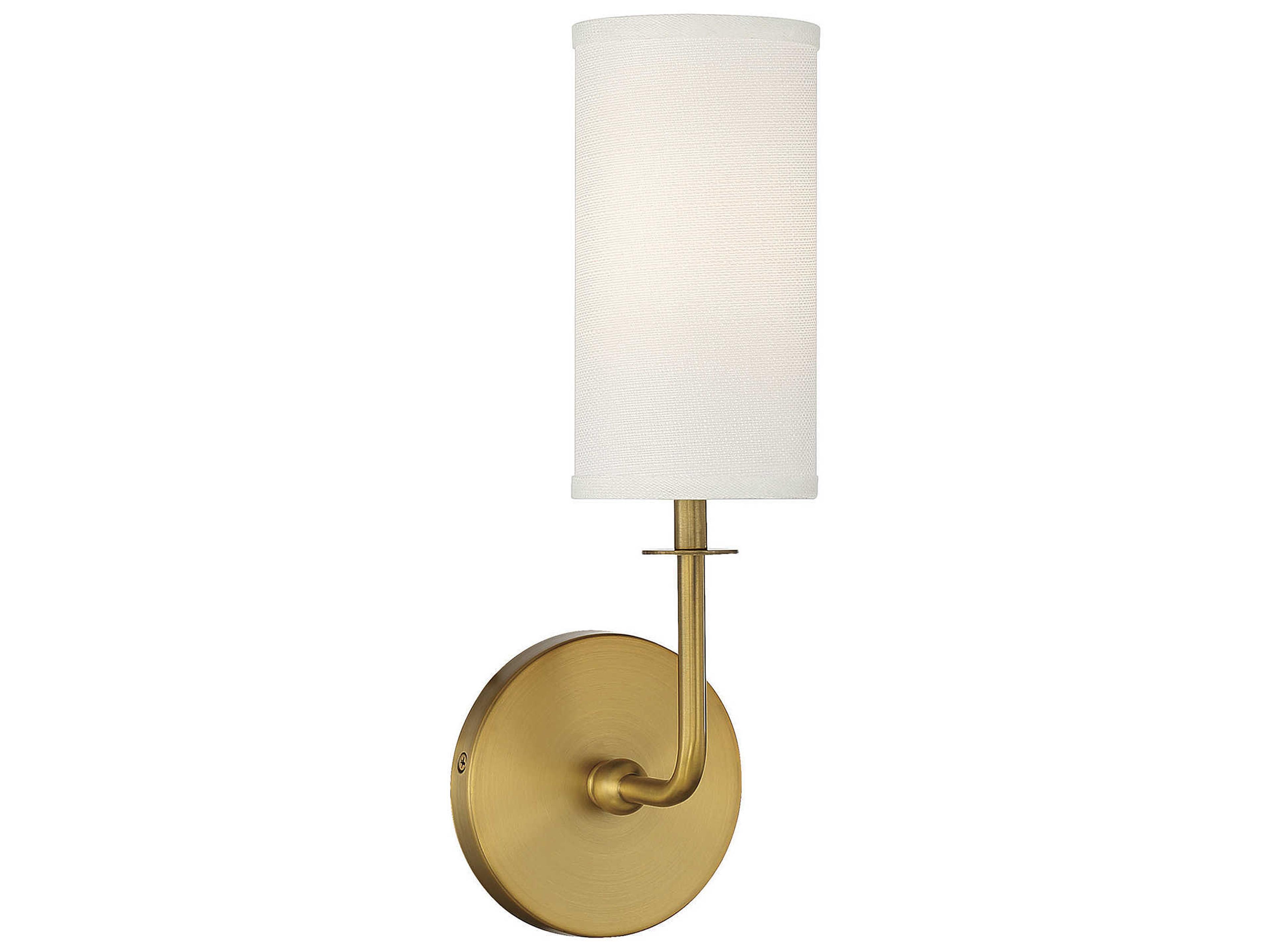 Savoy House Powell 1-Light Warm Brass Wall Sconce