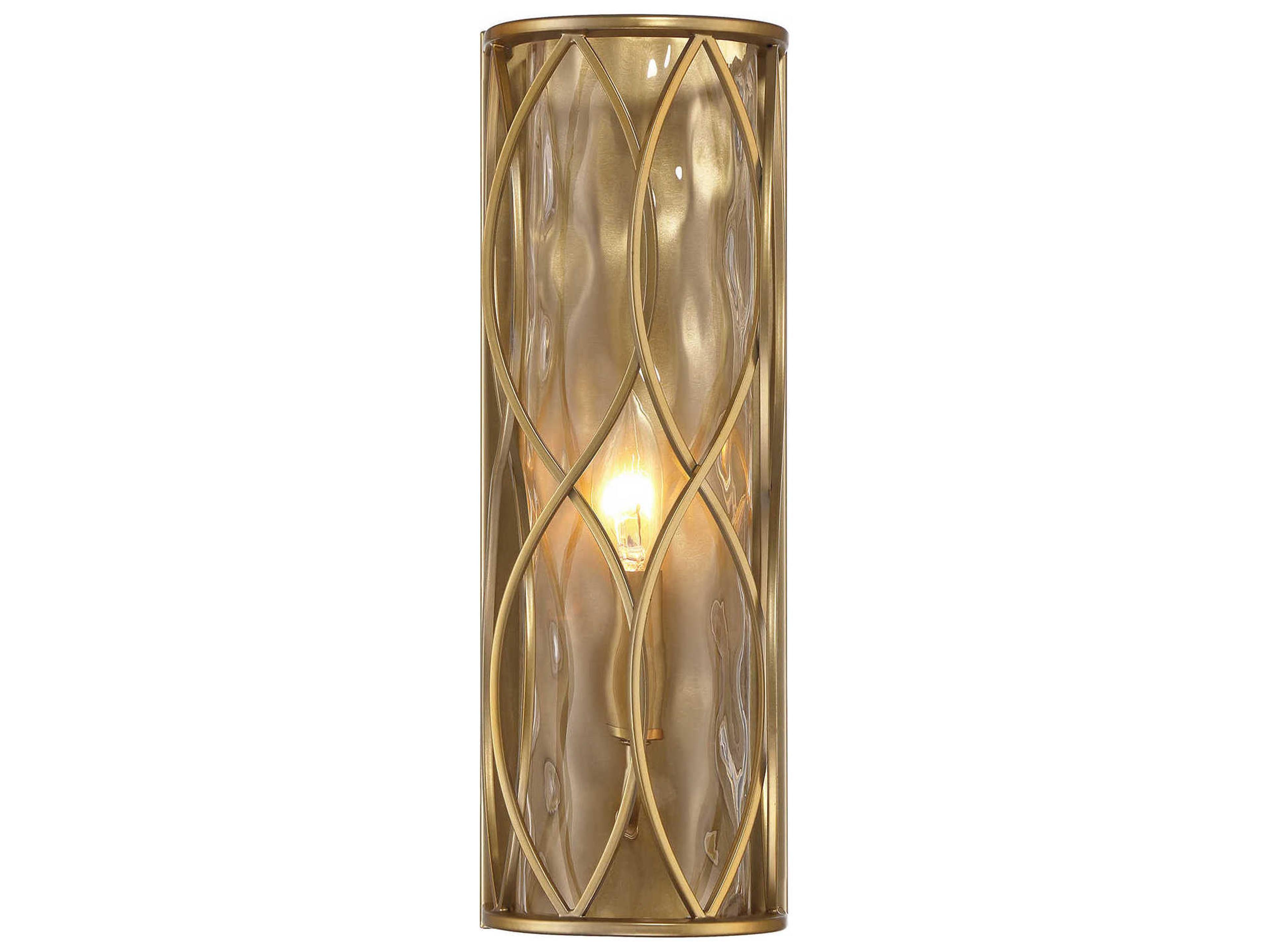 Savoy House Snowden 1-Light Burnished Brass Wall Sconce