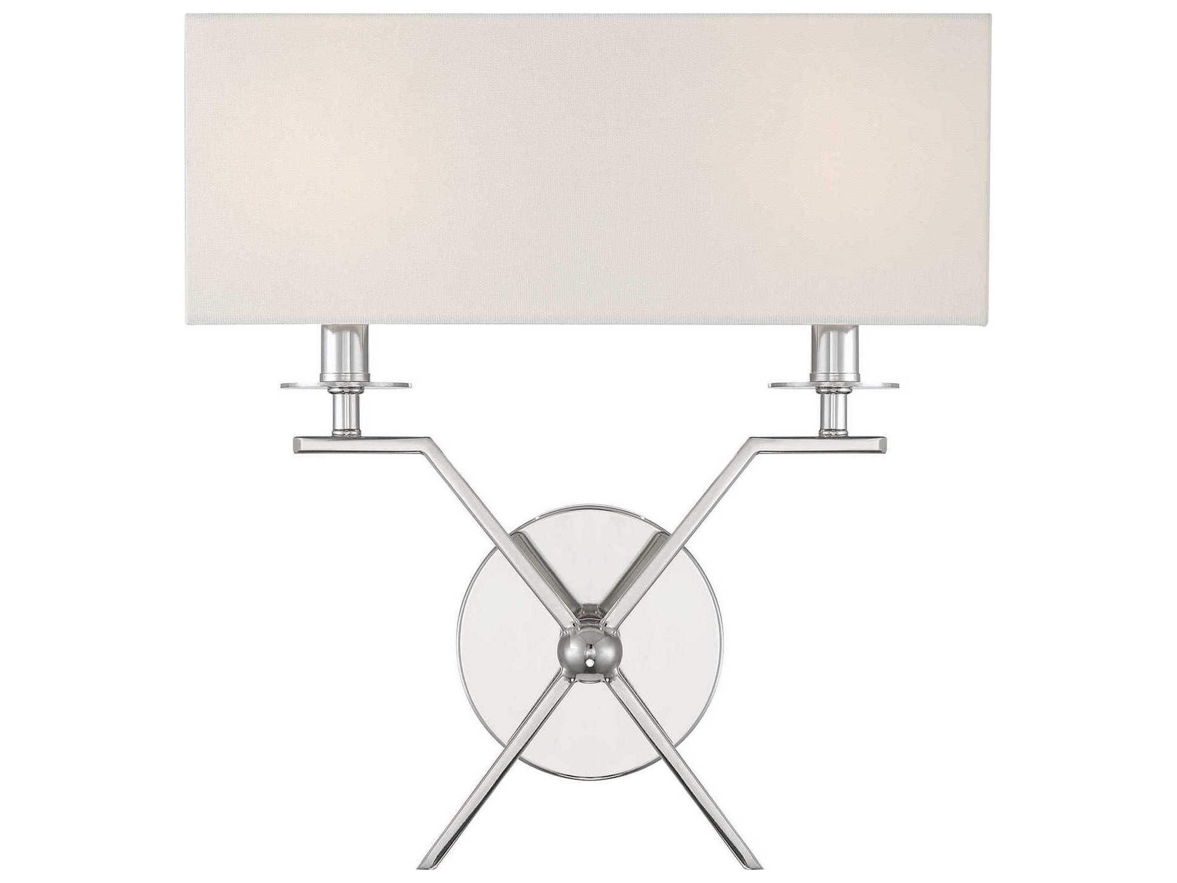 Savoy House Arondale 2-Light Polished Nickel Wall Sconce