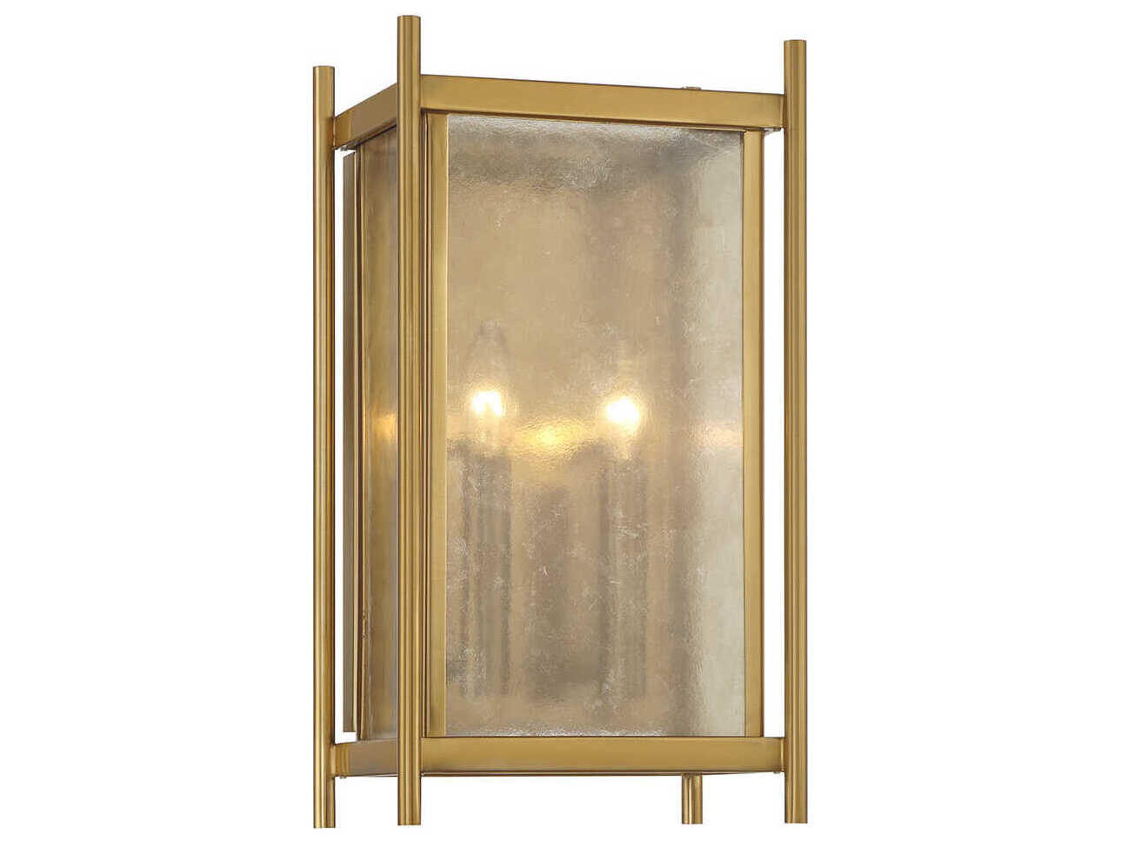 Savoy House Jacobs 2-Light Warm Brass Wall Sconce