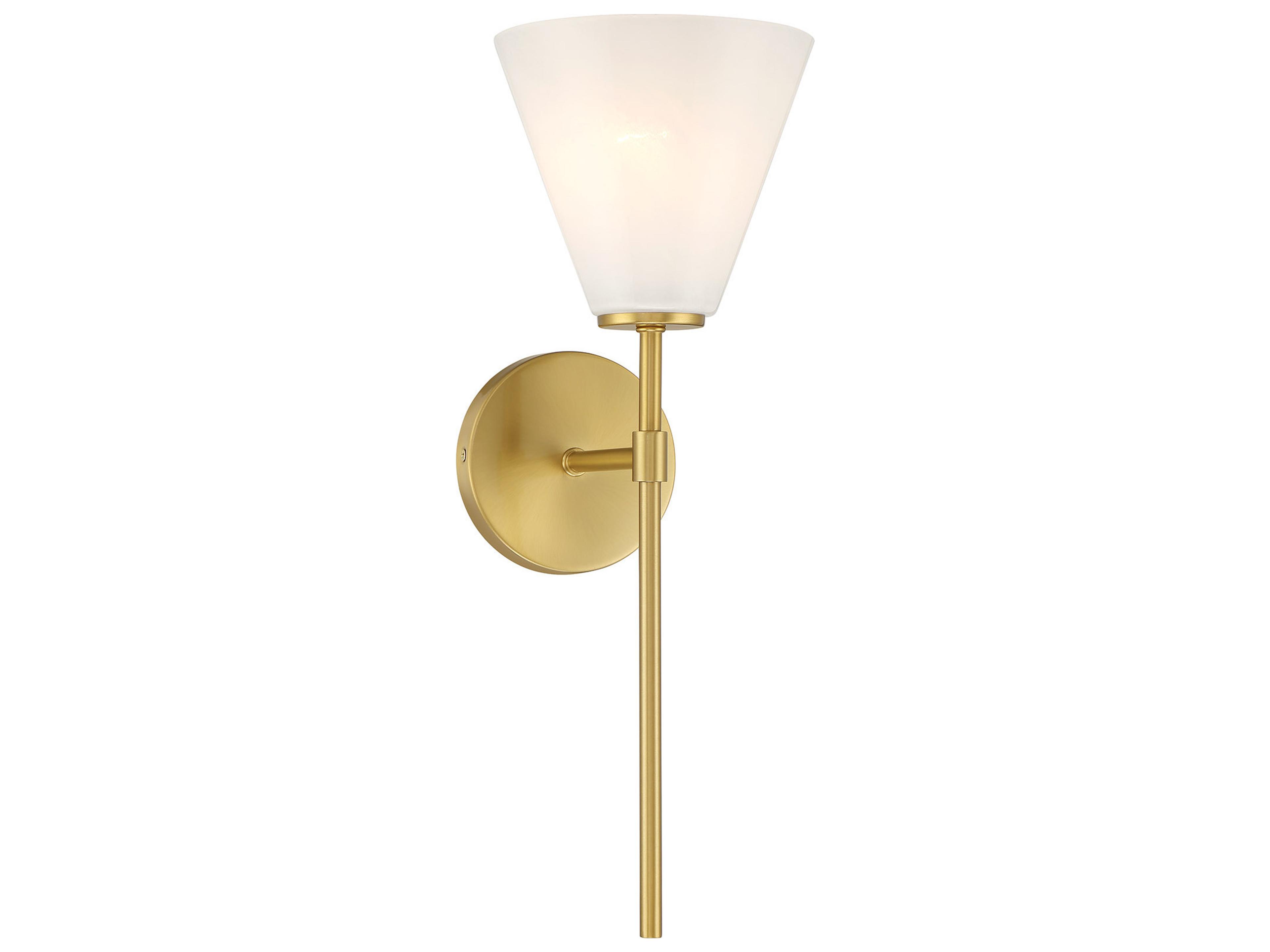 Savoy House Blair 1-Light Warm Brass Wall Sconce