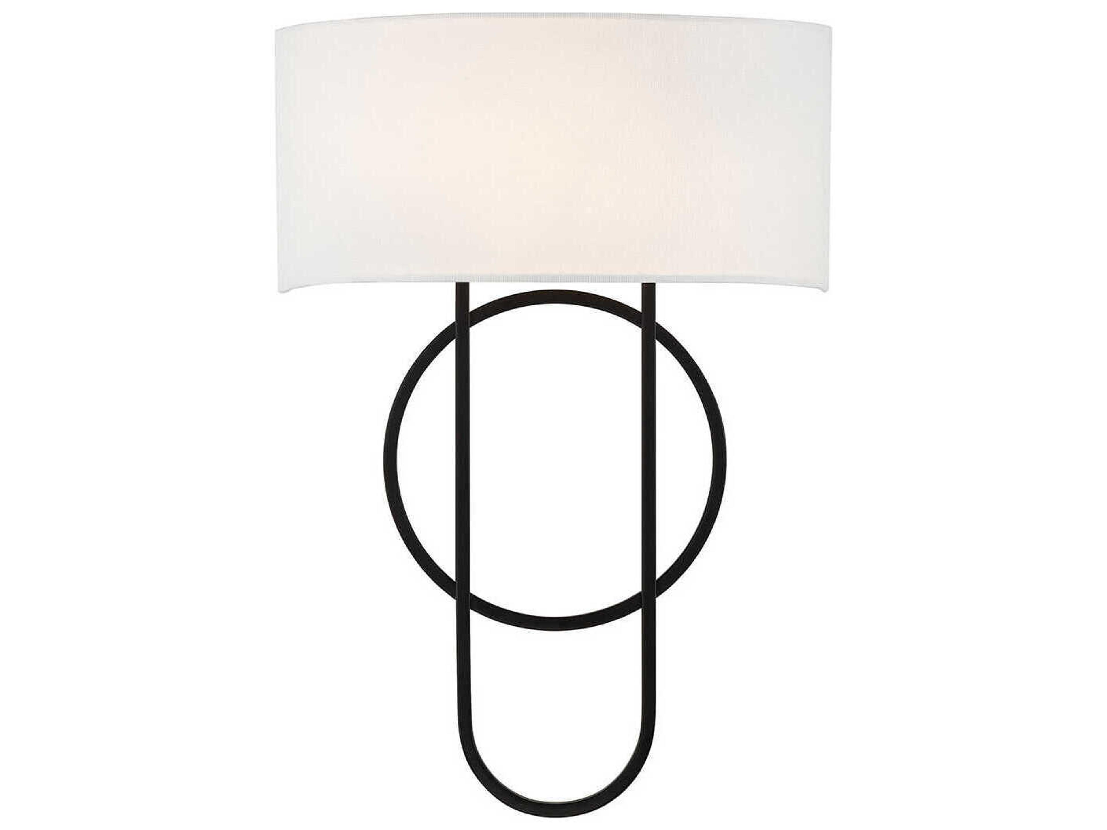 Savoy House Tempe 2-Light Matte Black Wall Sconce