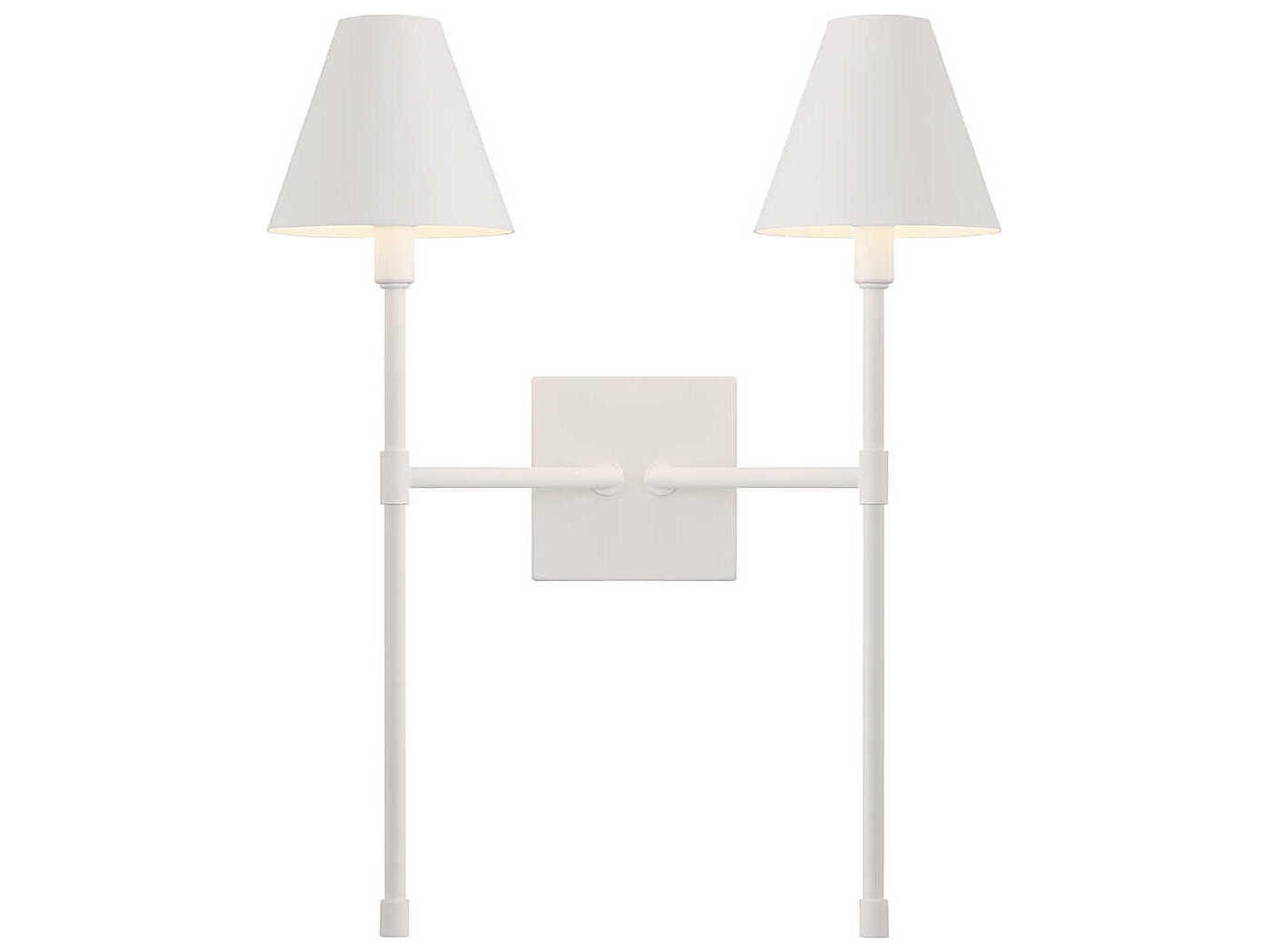 Savoy House Jefferson 2-Light Bisque White Wall Sconce