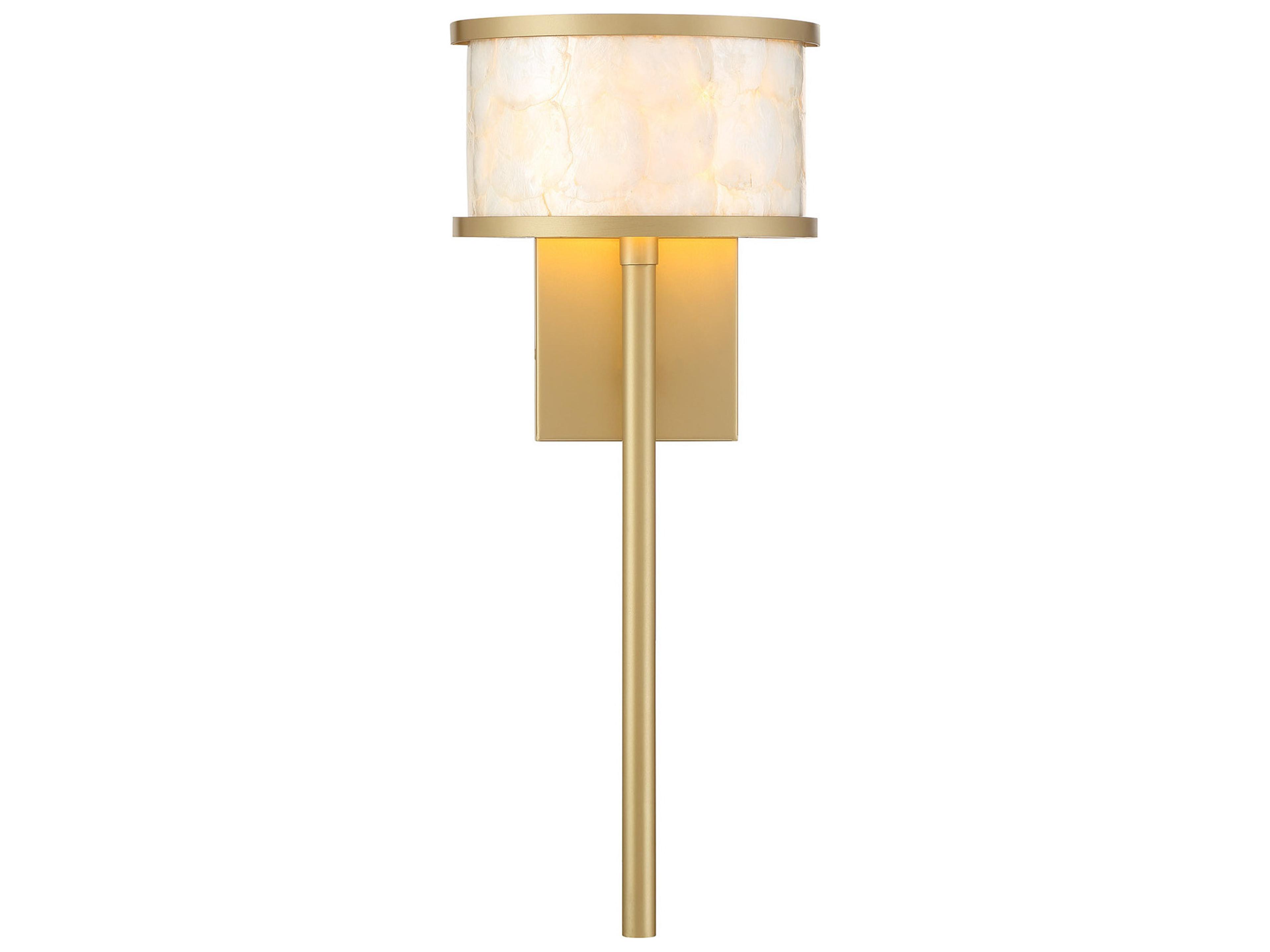 Savoy House Mariquita 1-Light Spun Gold Wall Sconce