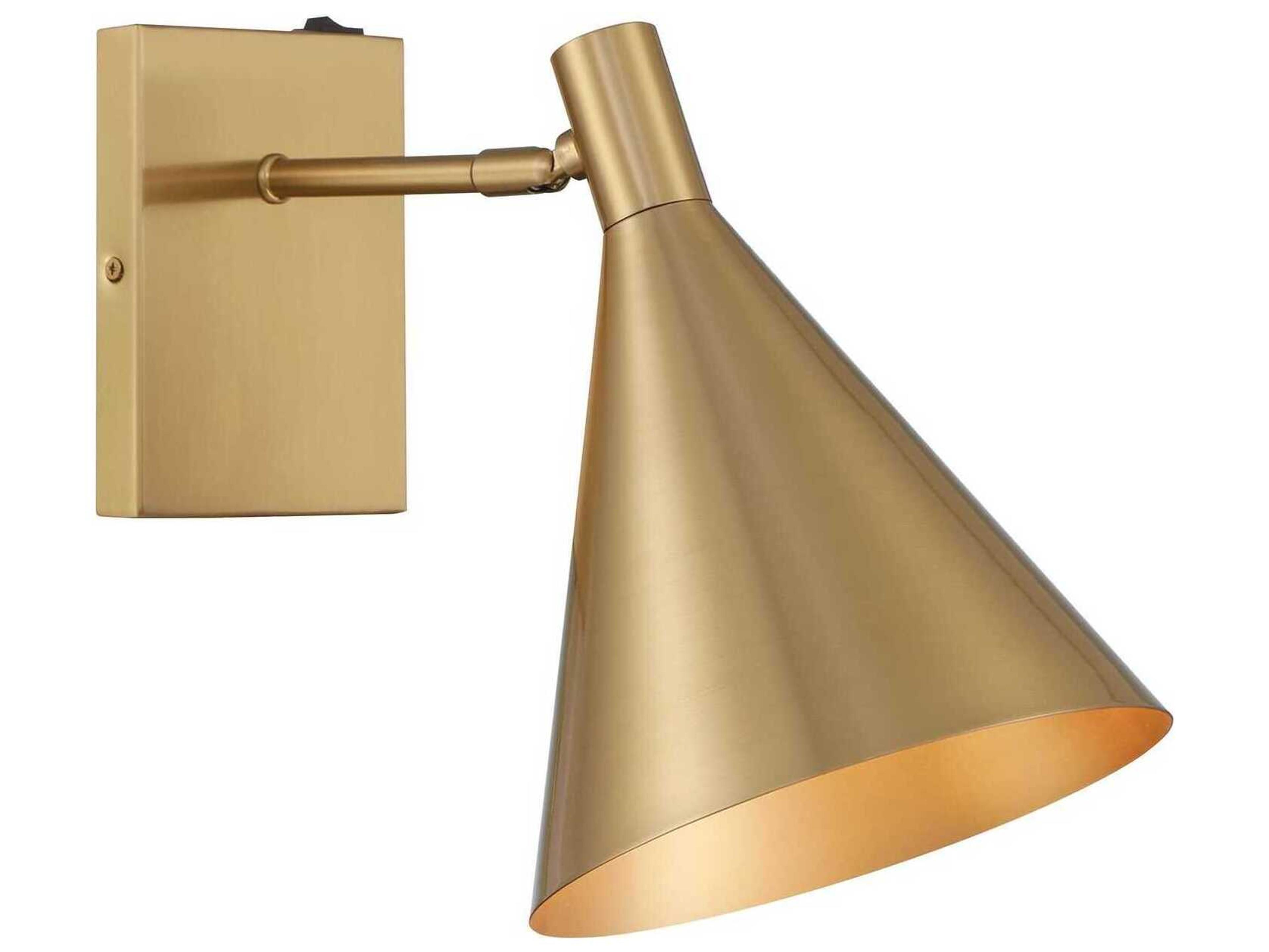 Savoy House Pharos 1-Light Noble Brass Wall Sconce