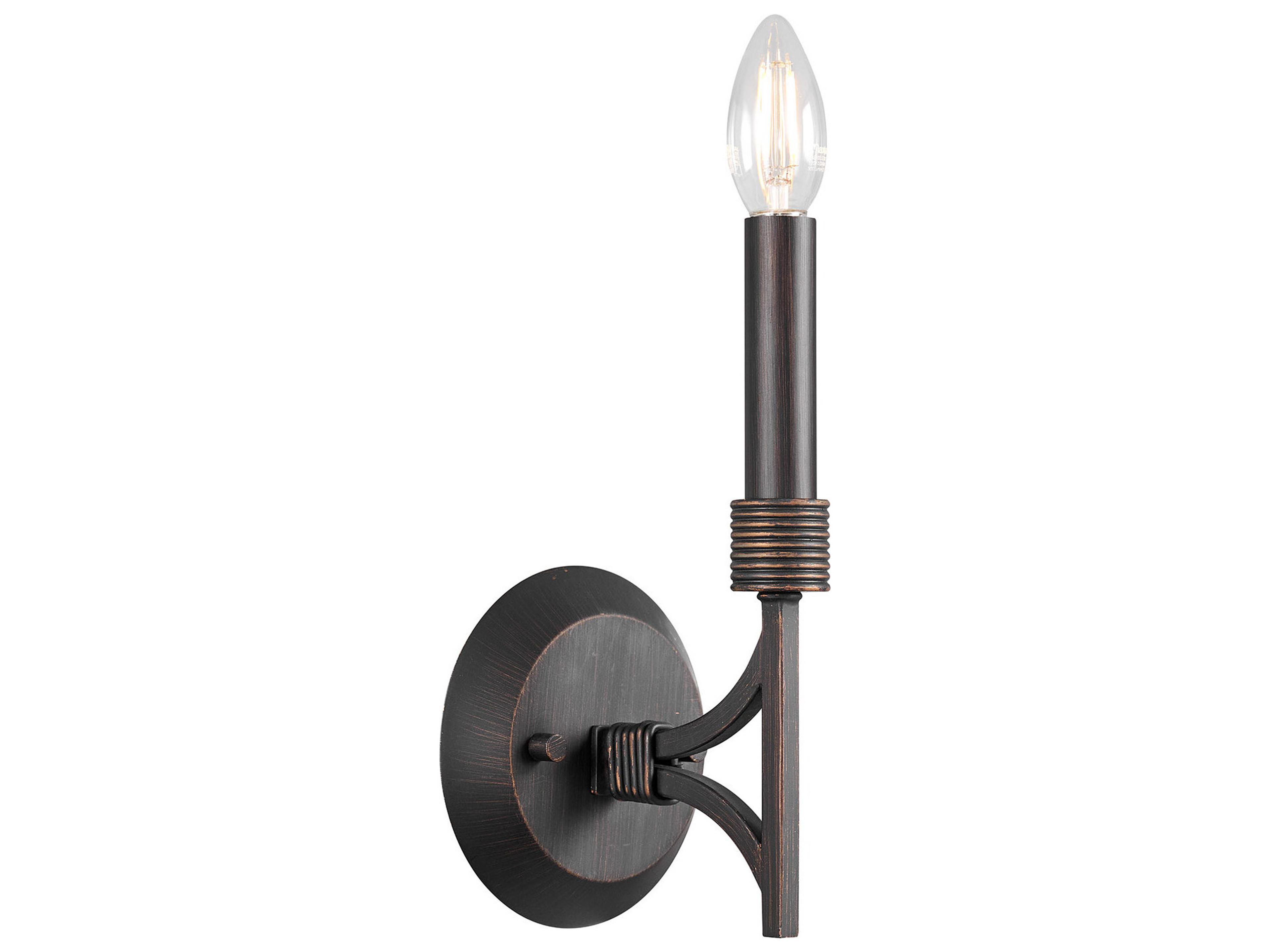 Savoy House Gardner 1-Light Champagne Mist Brass Wall Sconce