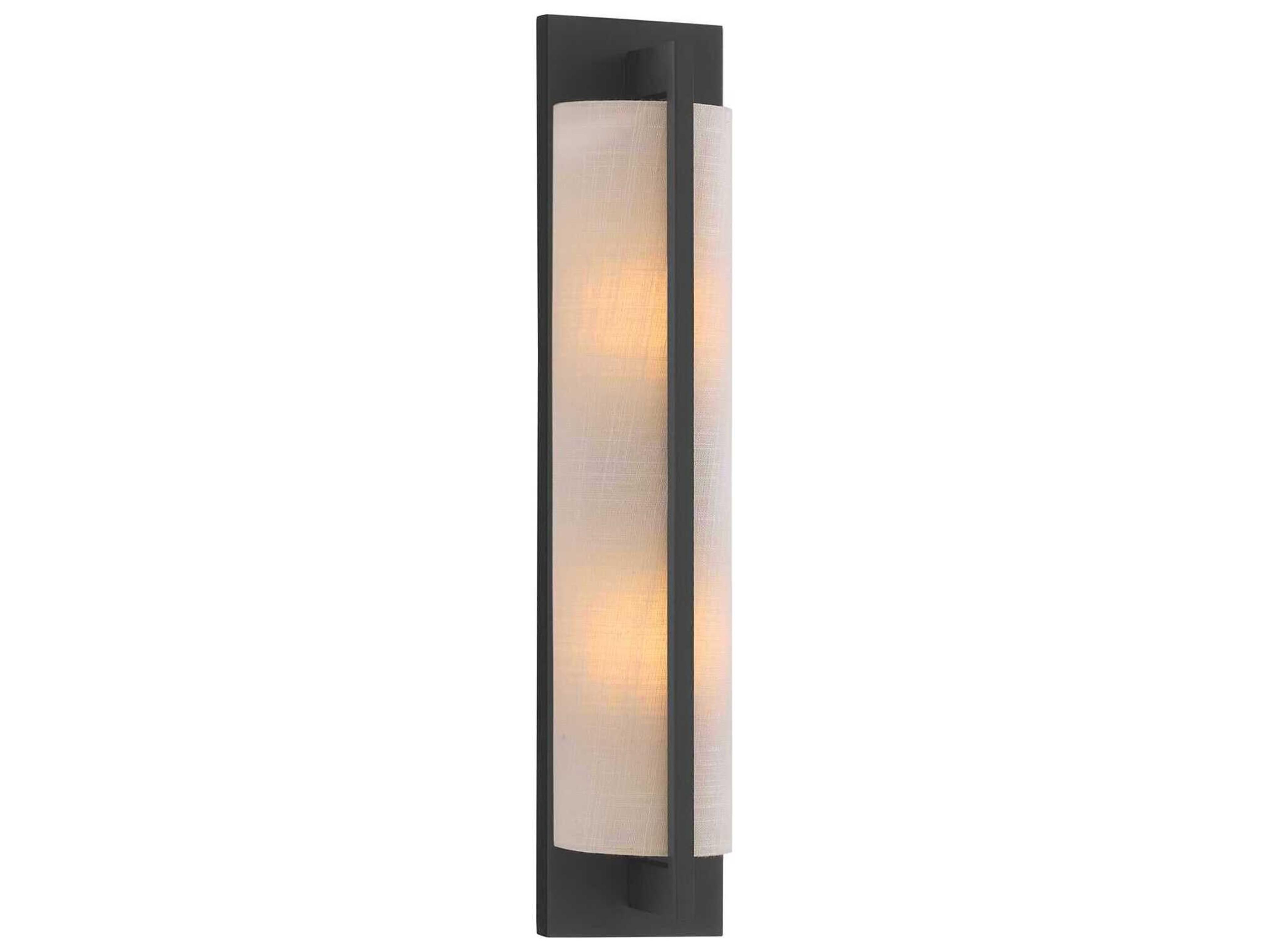 Savoy House Carver 2-Light Matte Black Wall Sconce