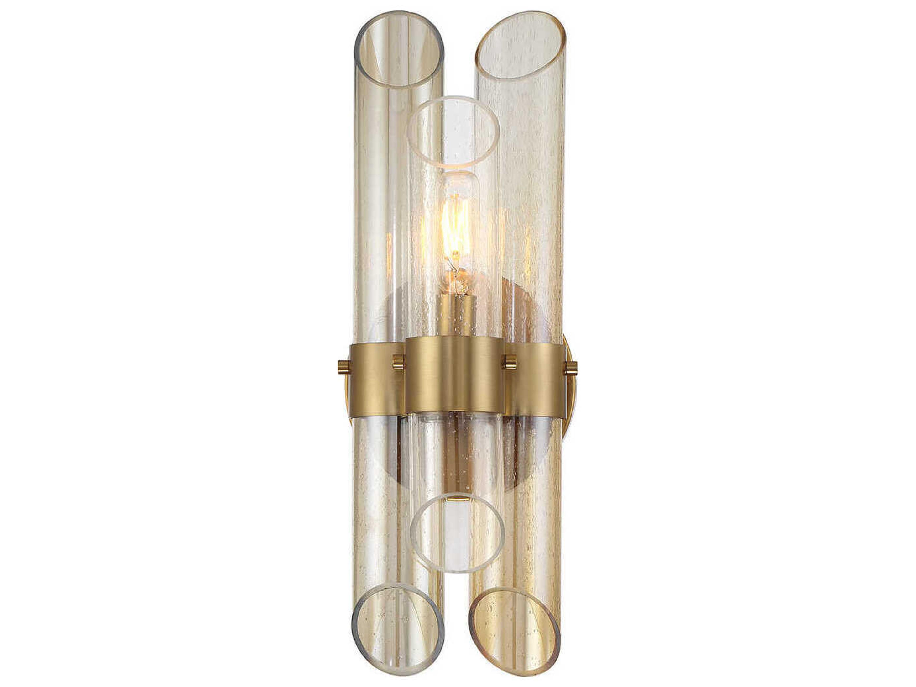 Savoy House Biltmore 1-Light Warm Brass Wall Sconce