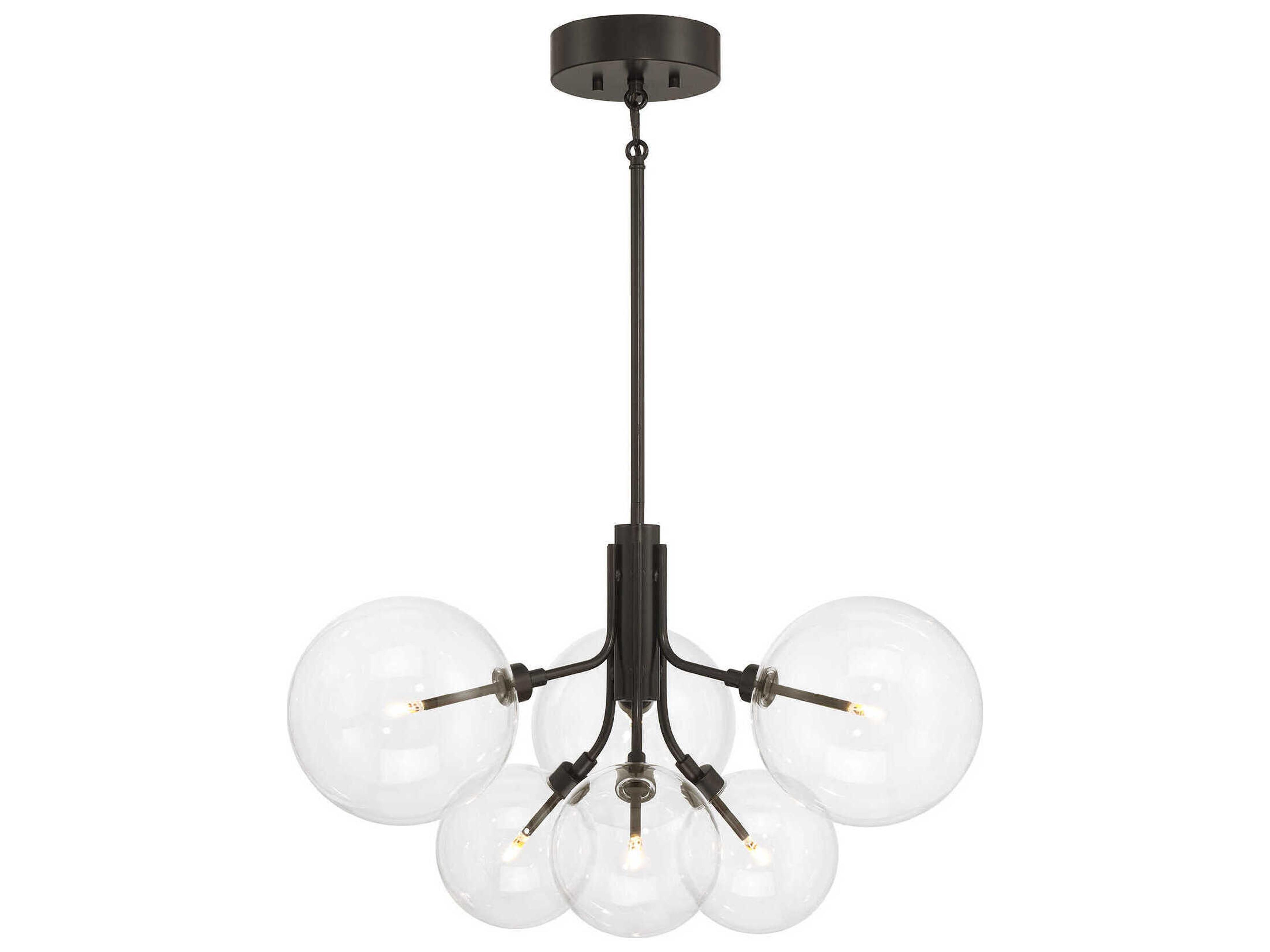 Savoy House Meridian 6-Light Oil Rubbed Bronze Globe Chandelier