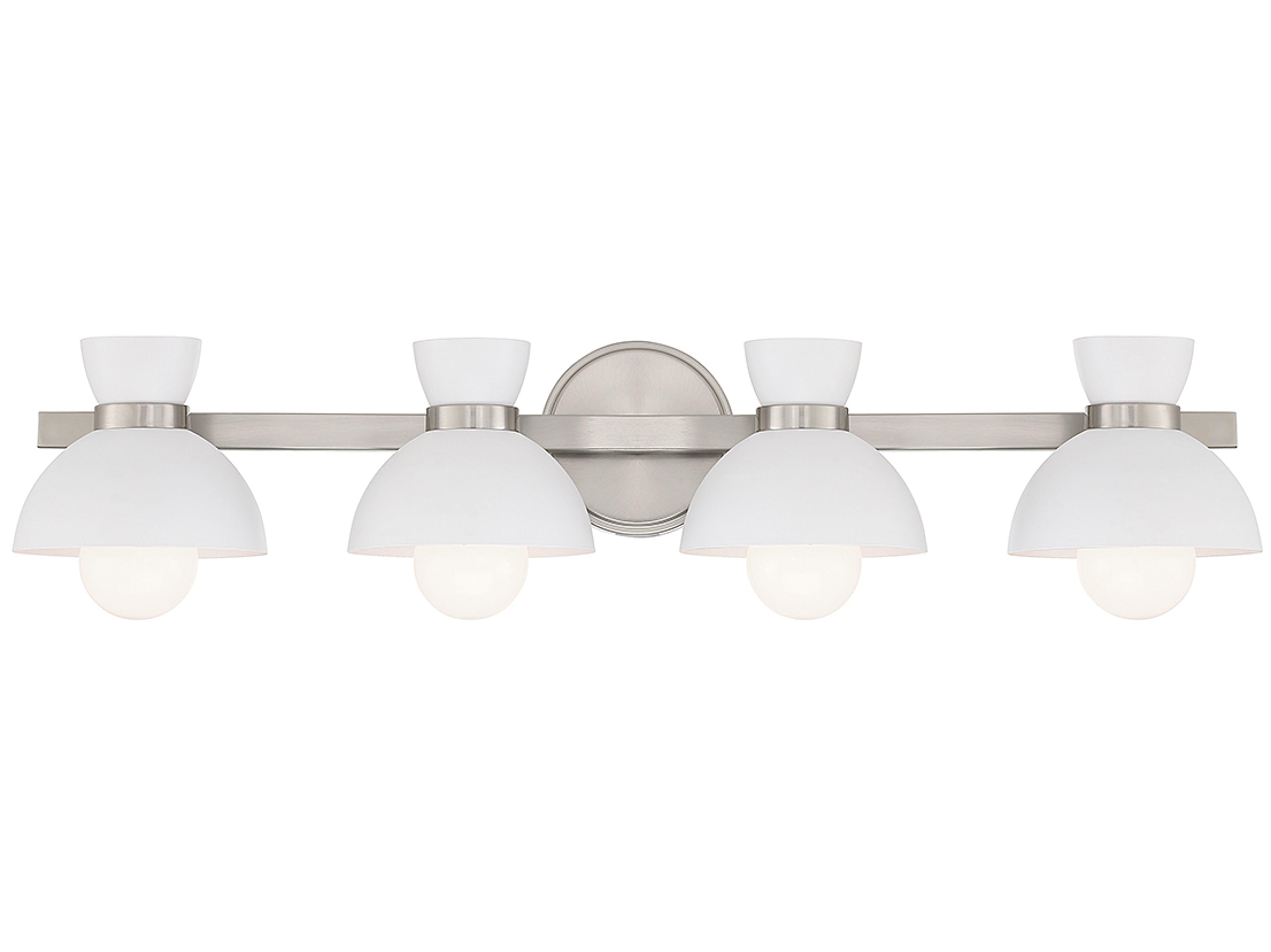 Savoy House Meridian 4-Light Brushed Nickel Vanity Light