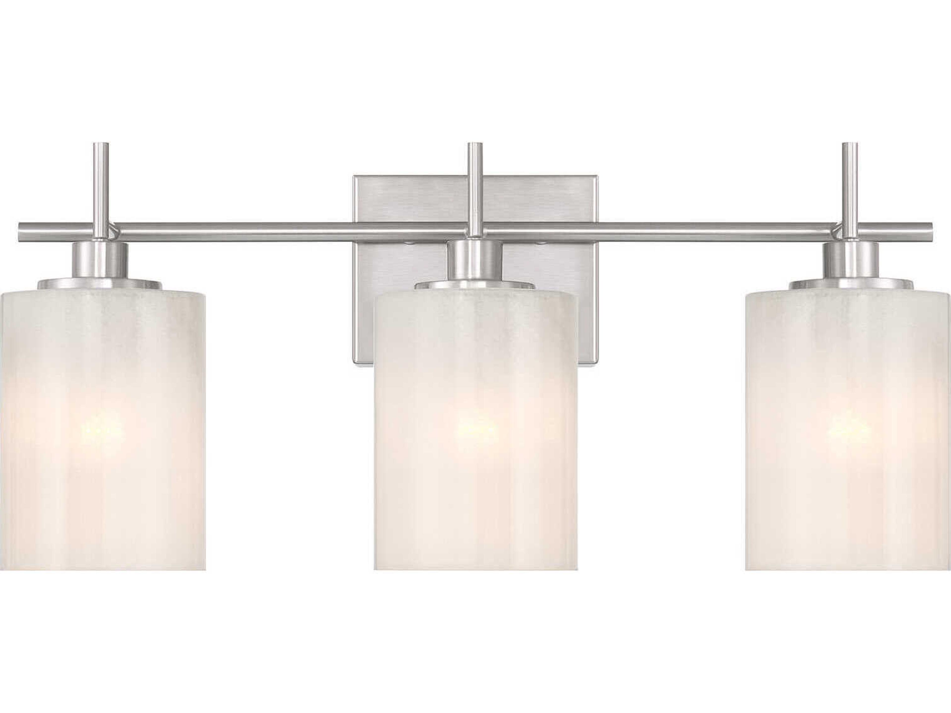 Savoy House Meridian 3-Light Brushed Nickel Vanity Light