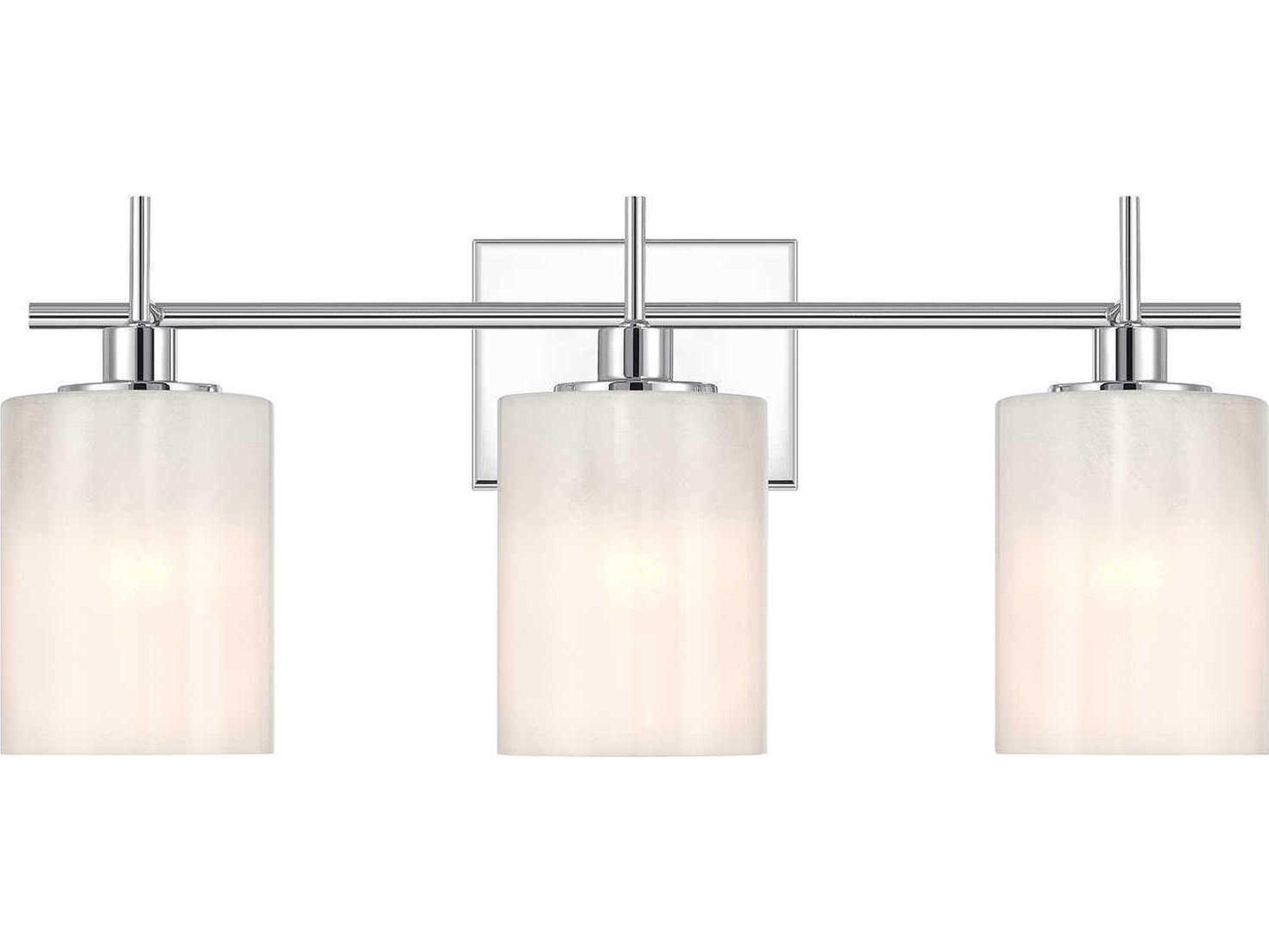 Savoy House Meridian 3-Light Chrome Vanity Light