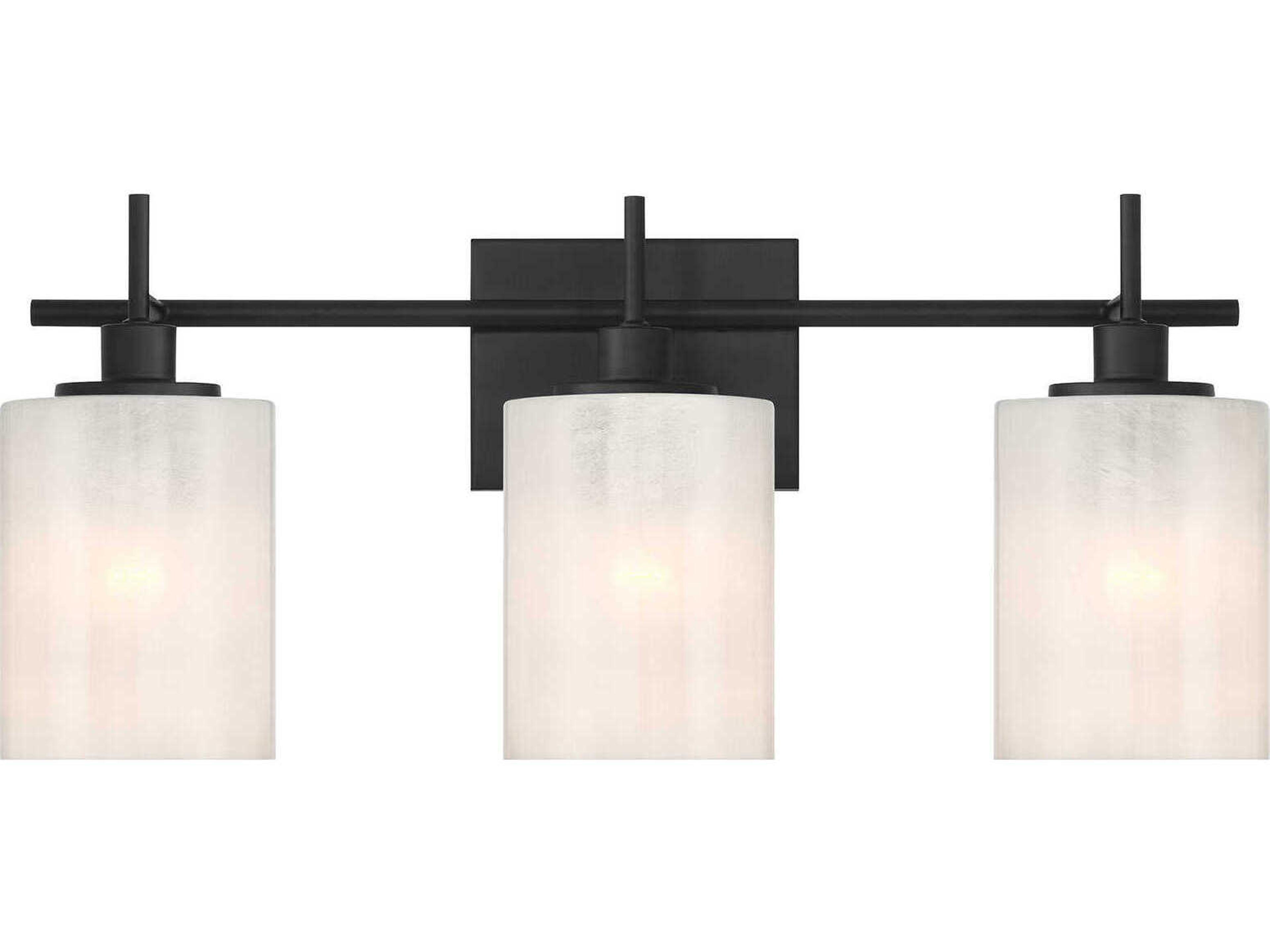Savoy House Meridian 3-Light Matte Black Vanity Light