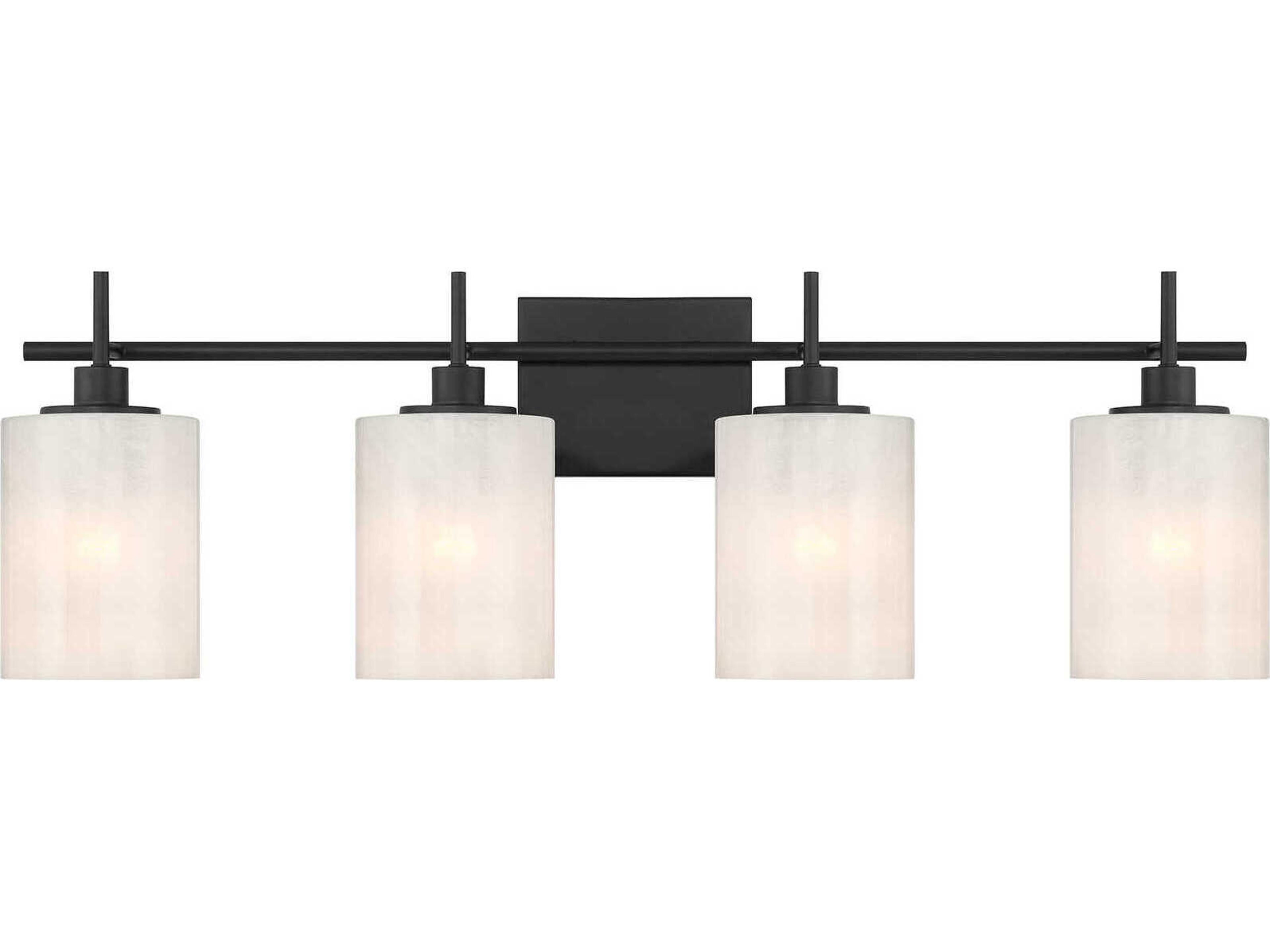 Savoy House Meridian 4-Light Matte Black Vanity Light