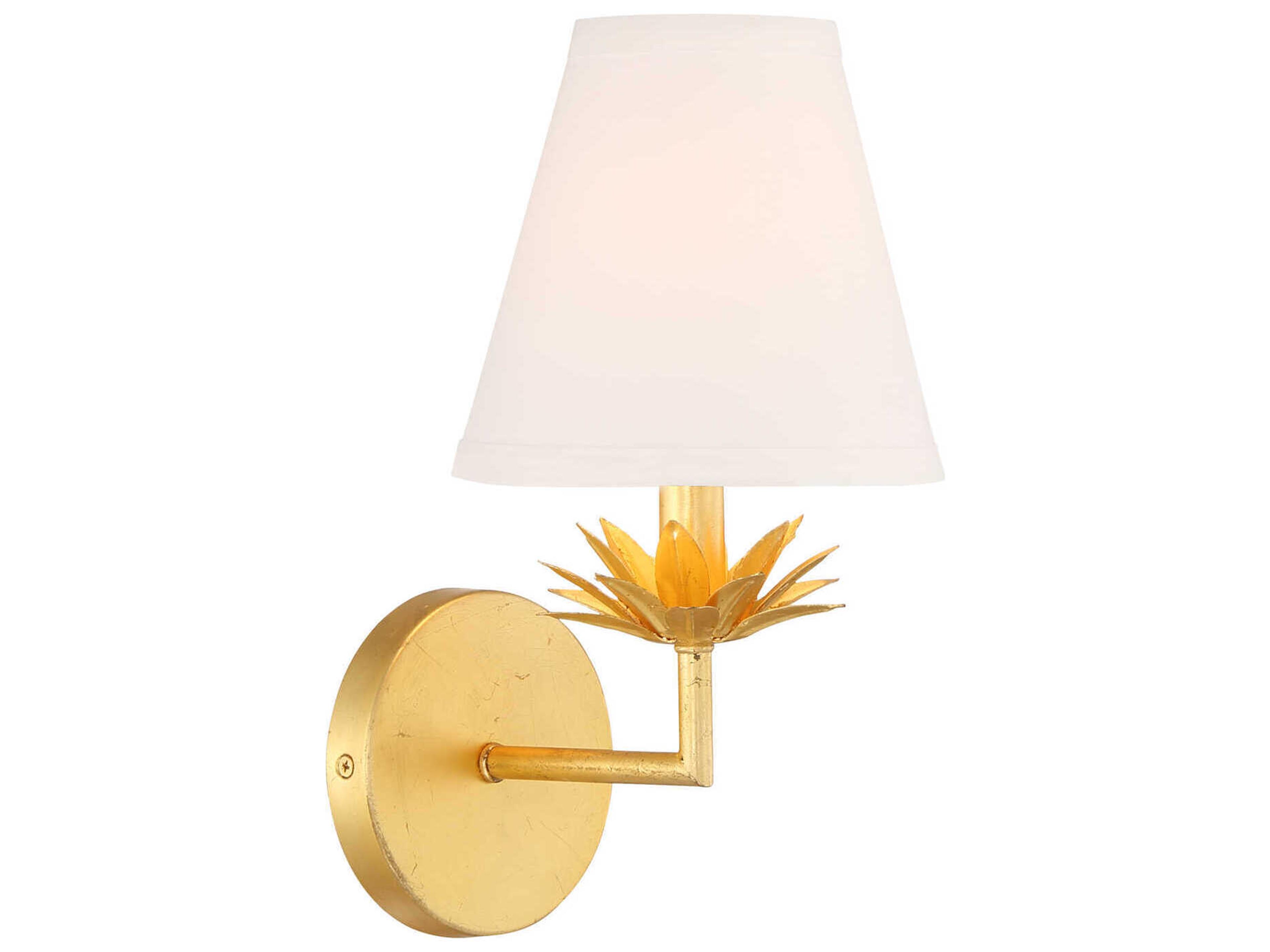 Savoy House Meridian 1-Light True Gold Wall Sconce