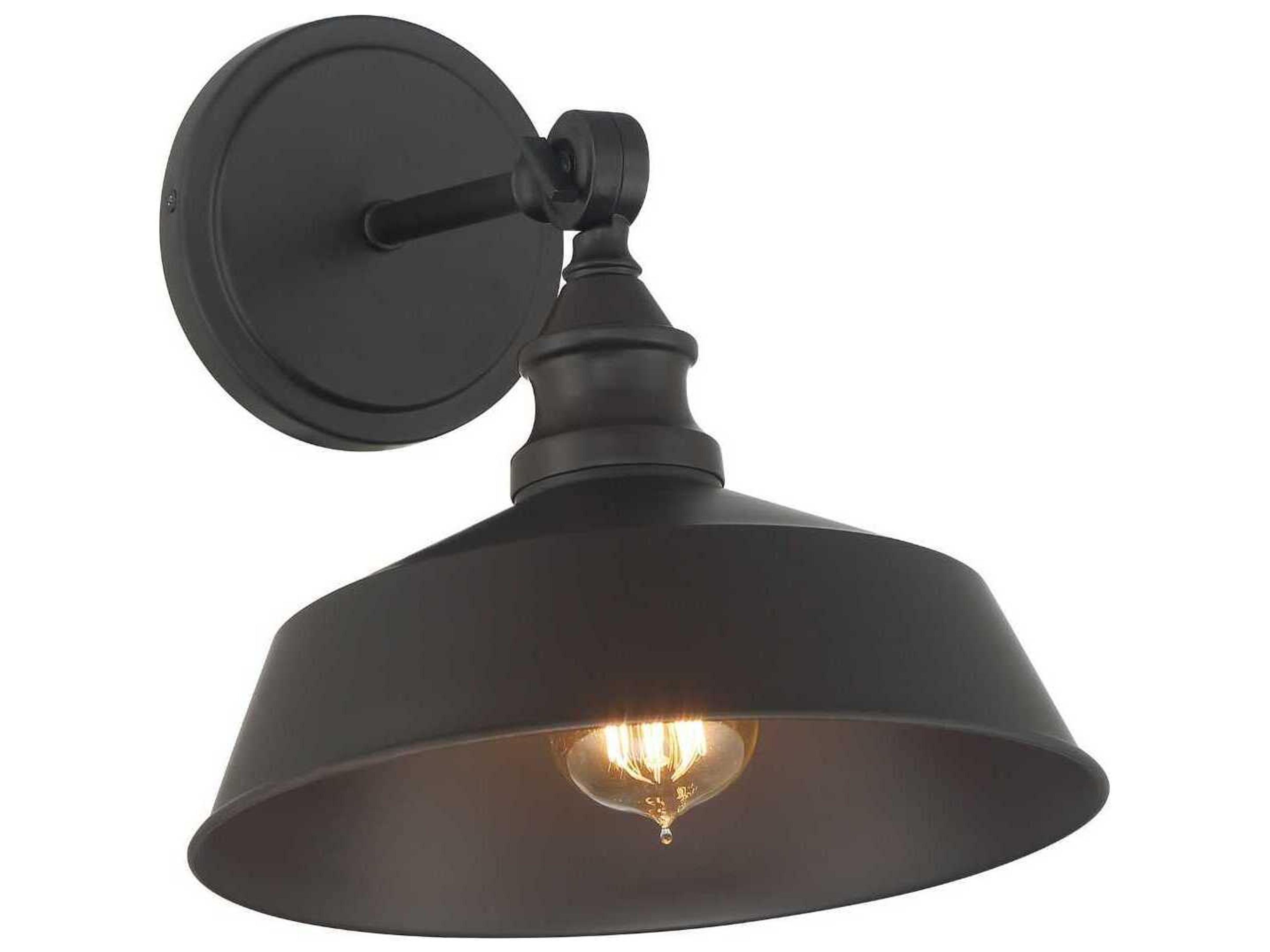 Savoy House Meridian 1-Light Oil Rubbed Bronze Wall Sconce