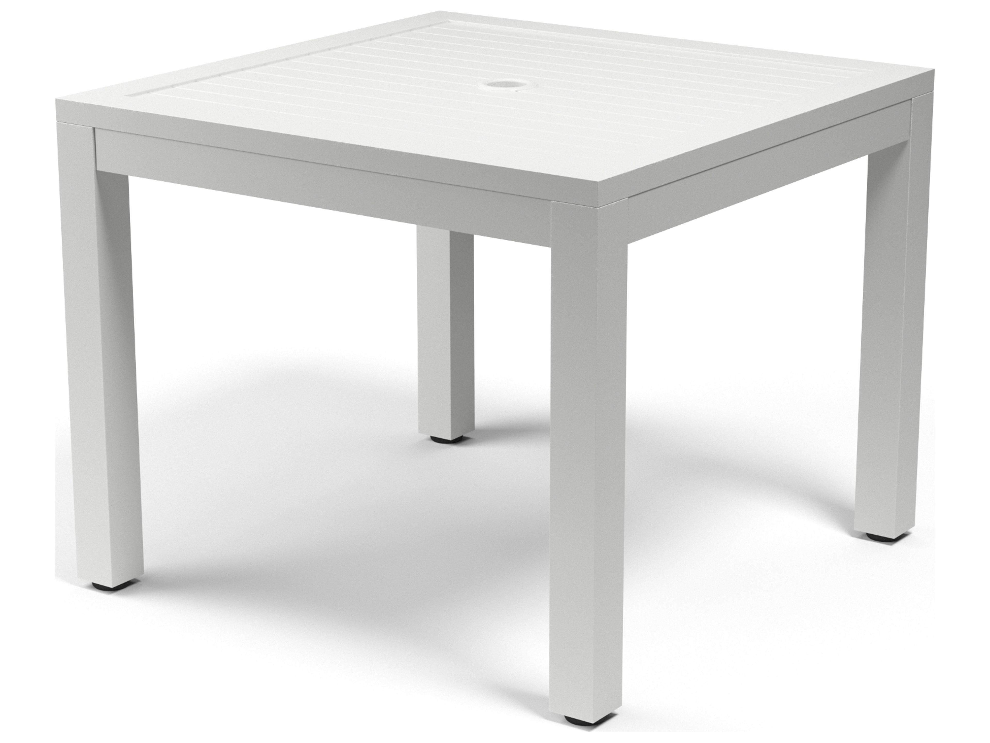 Sunset West Naples Aluminum Square Patio Dining Table