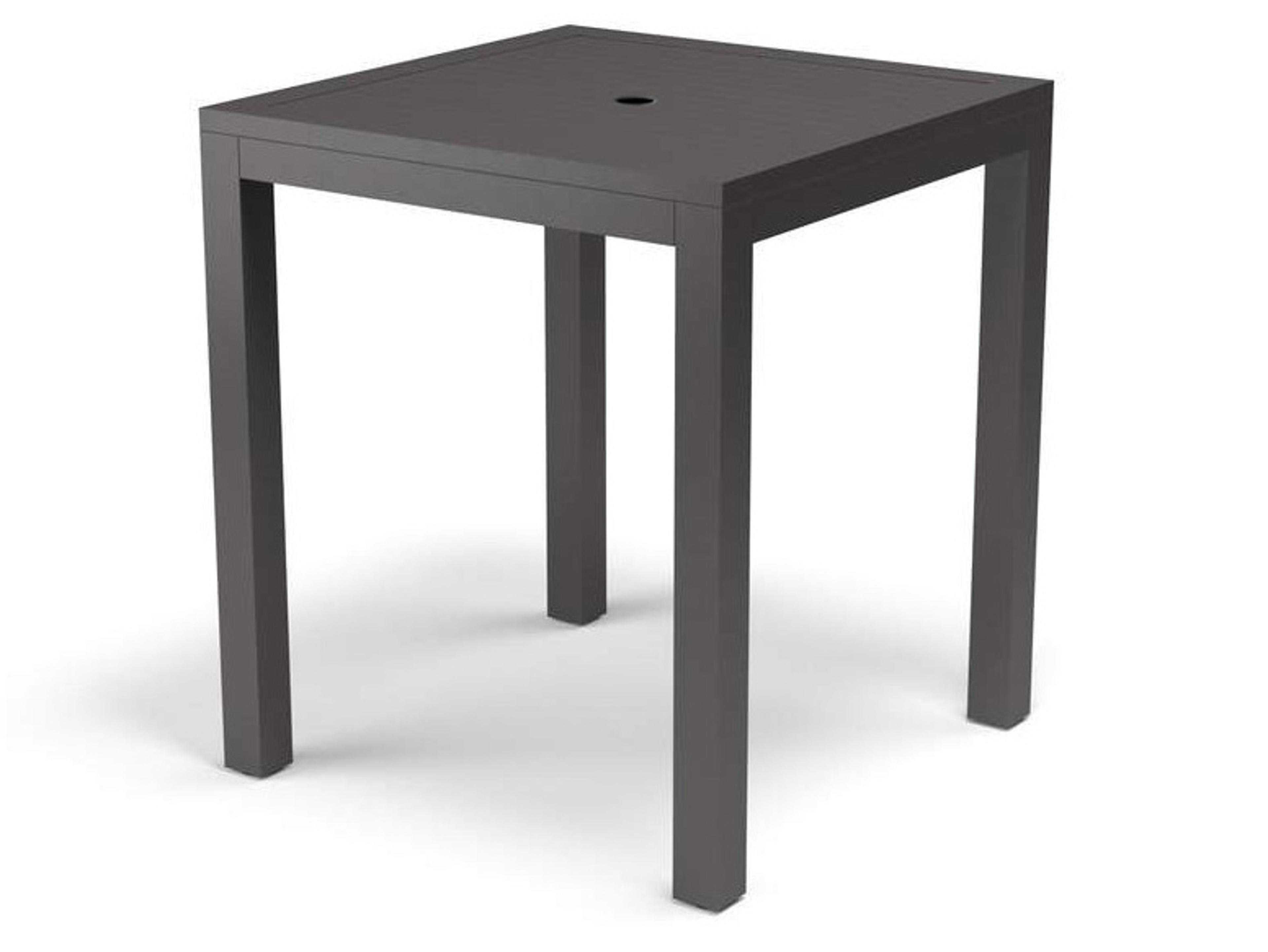 Sunset West Vegas Aluminum Square Outdoor Bar Table