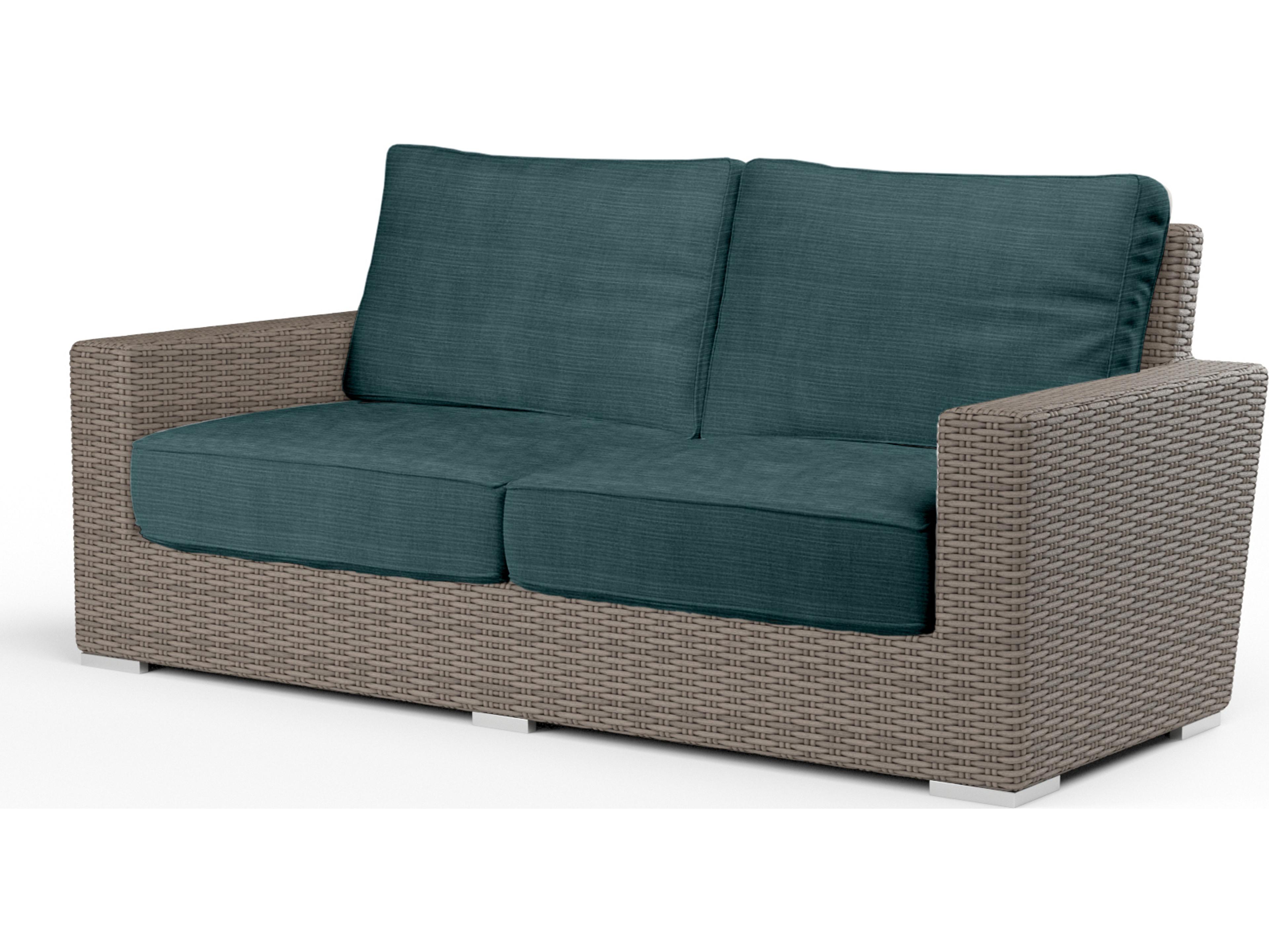 Sunset West Coronado Wicker Patio Loveseat