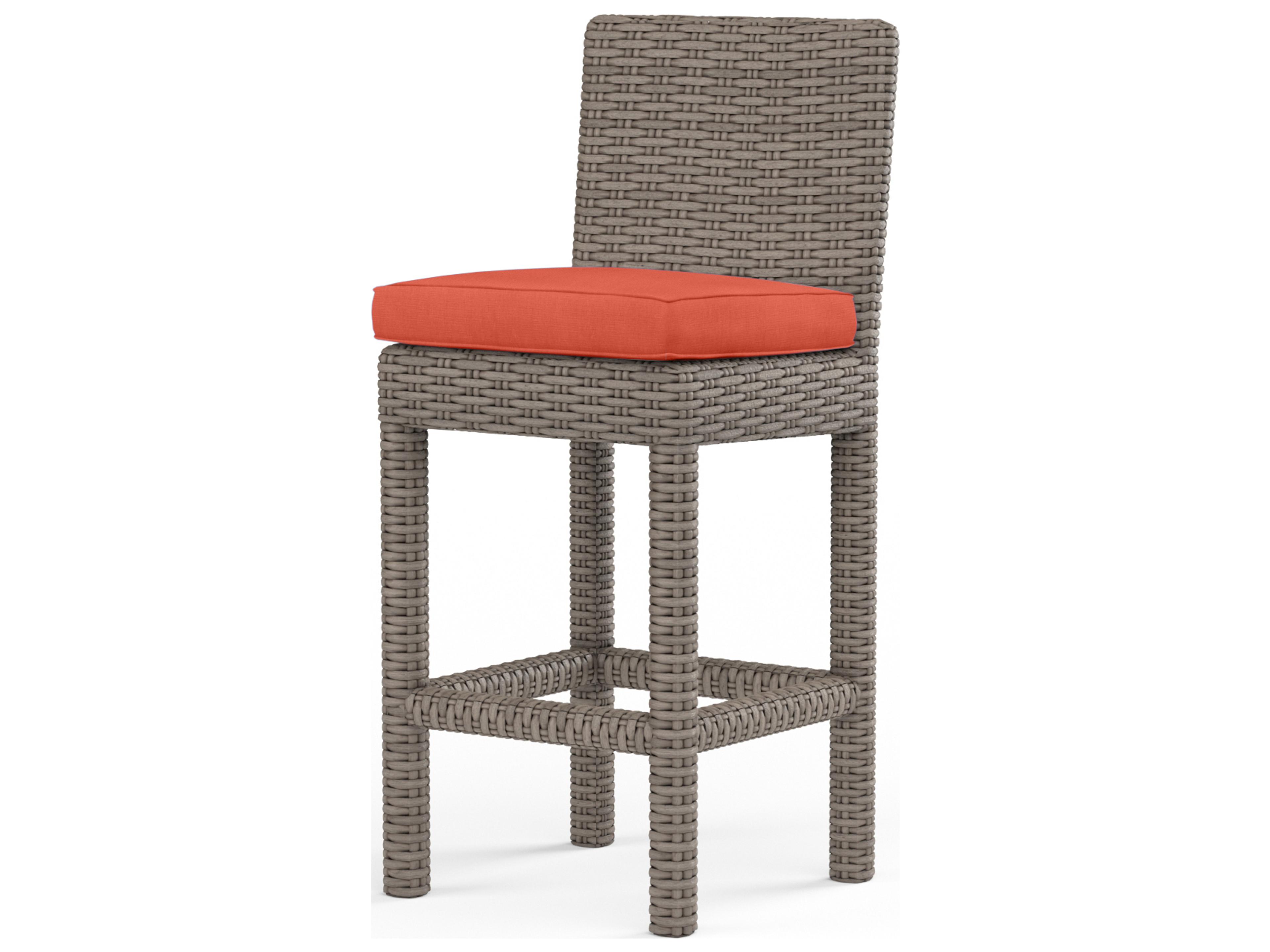 Sunset West Coronado Wicker Outdoor Patio Bar Stool