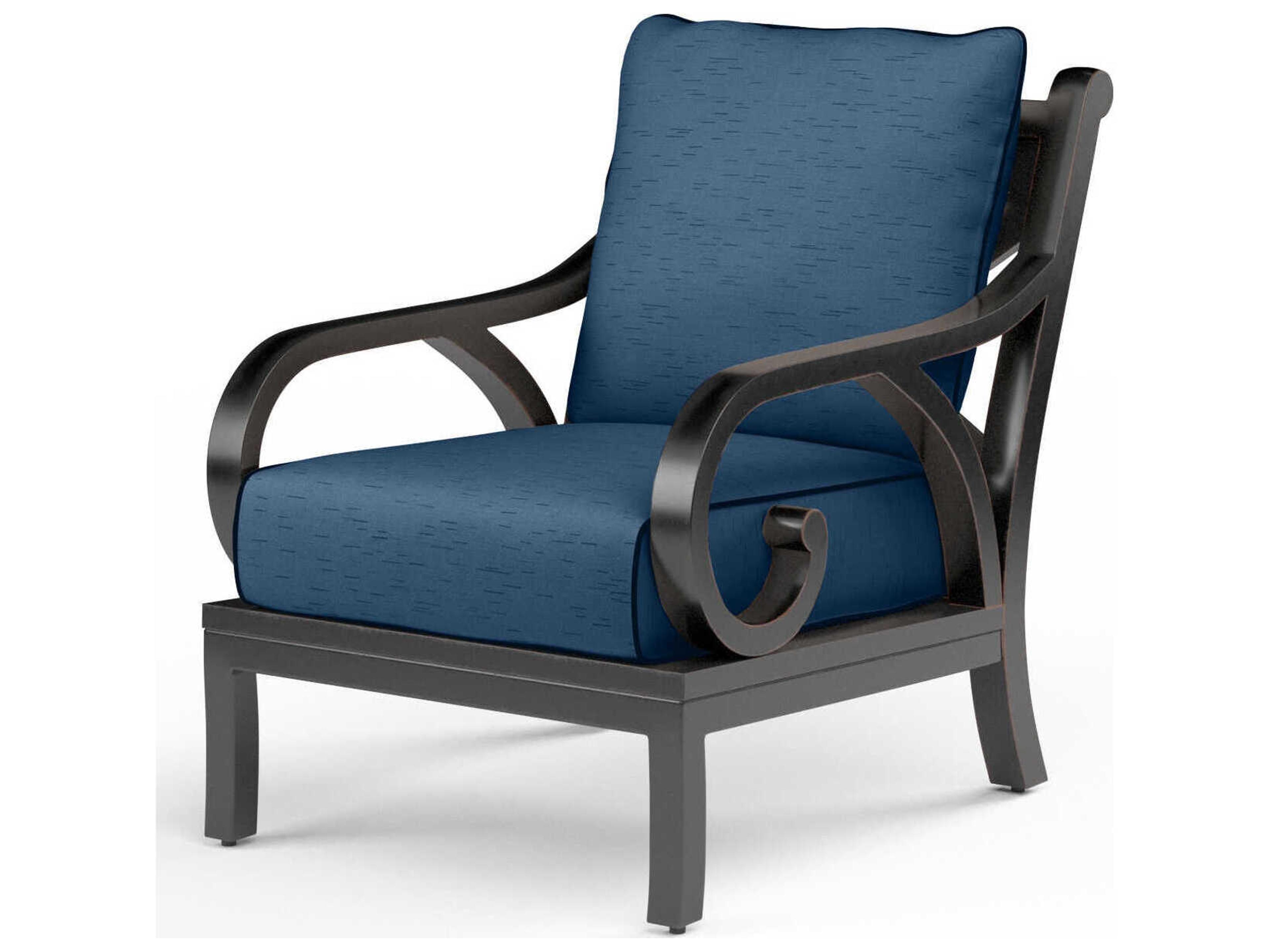 Sunset West Monterey Copper Aluminum Cushion Lounge Chair