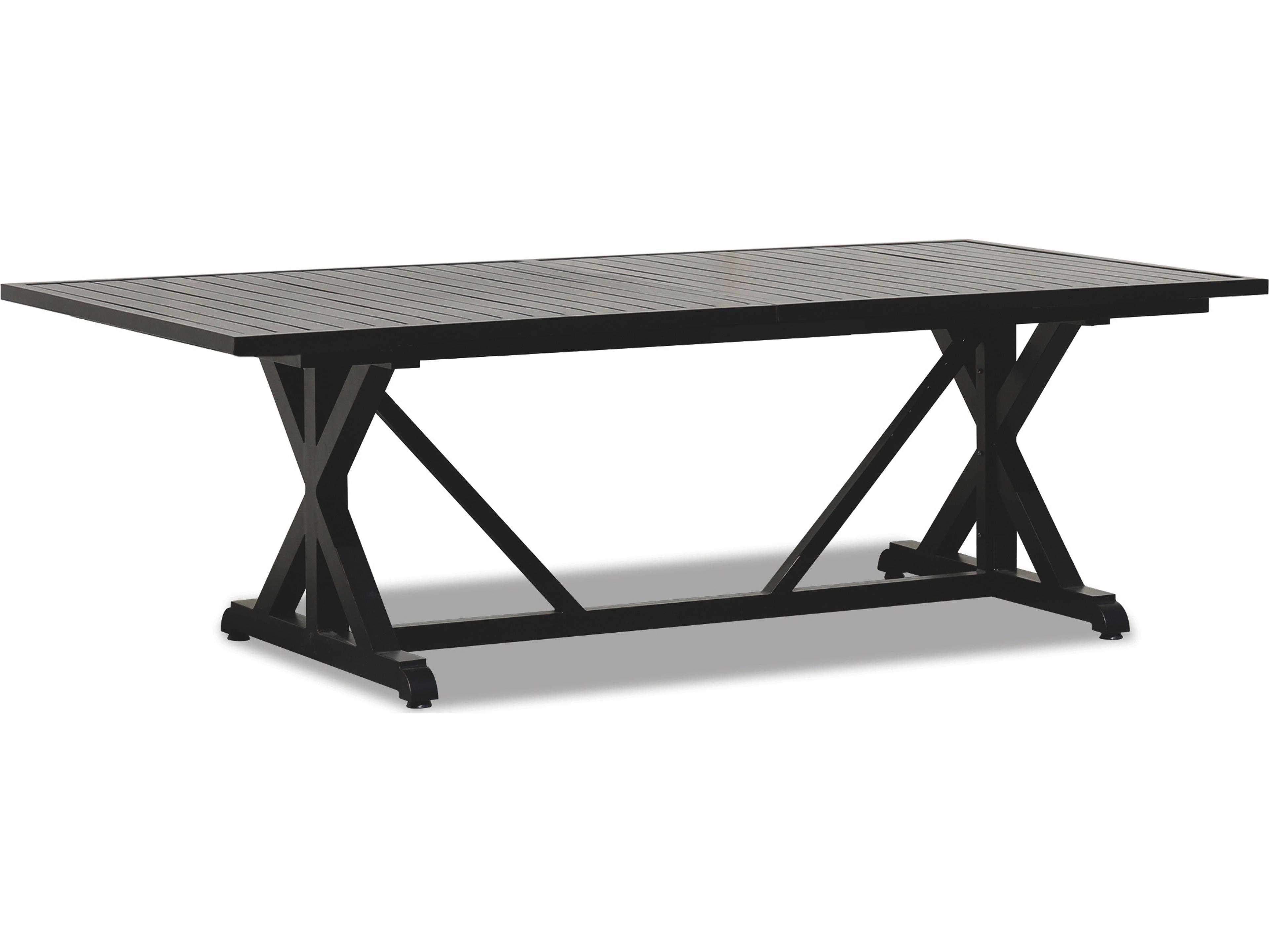Sunset West Monterey Aluminum Rectangular Patio Dining Table