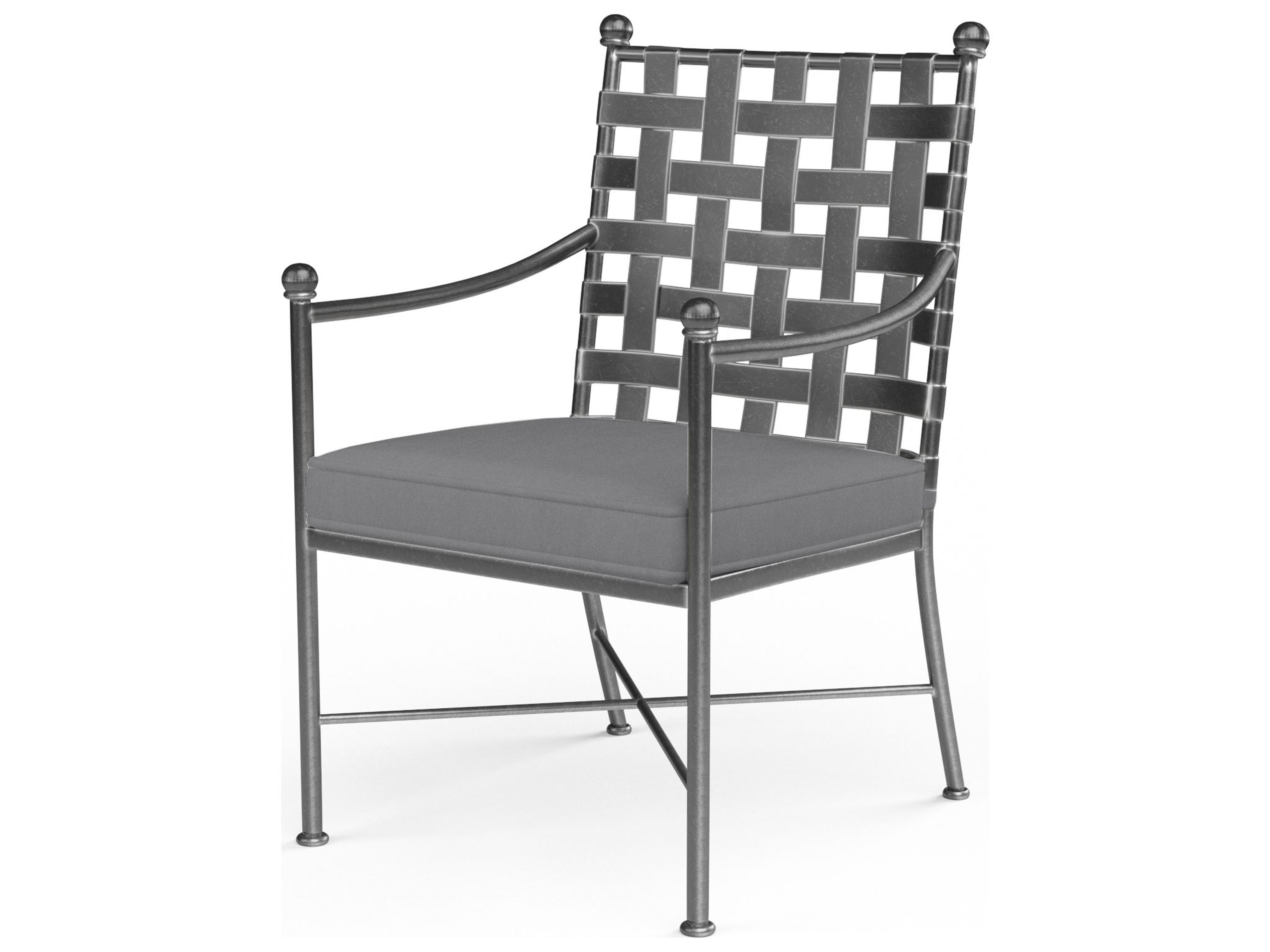 Provence Wrought Iron Outdoor Patio Dining Chair