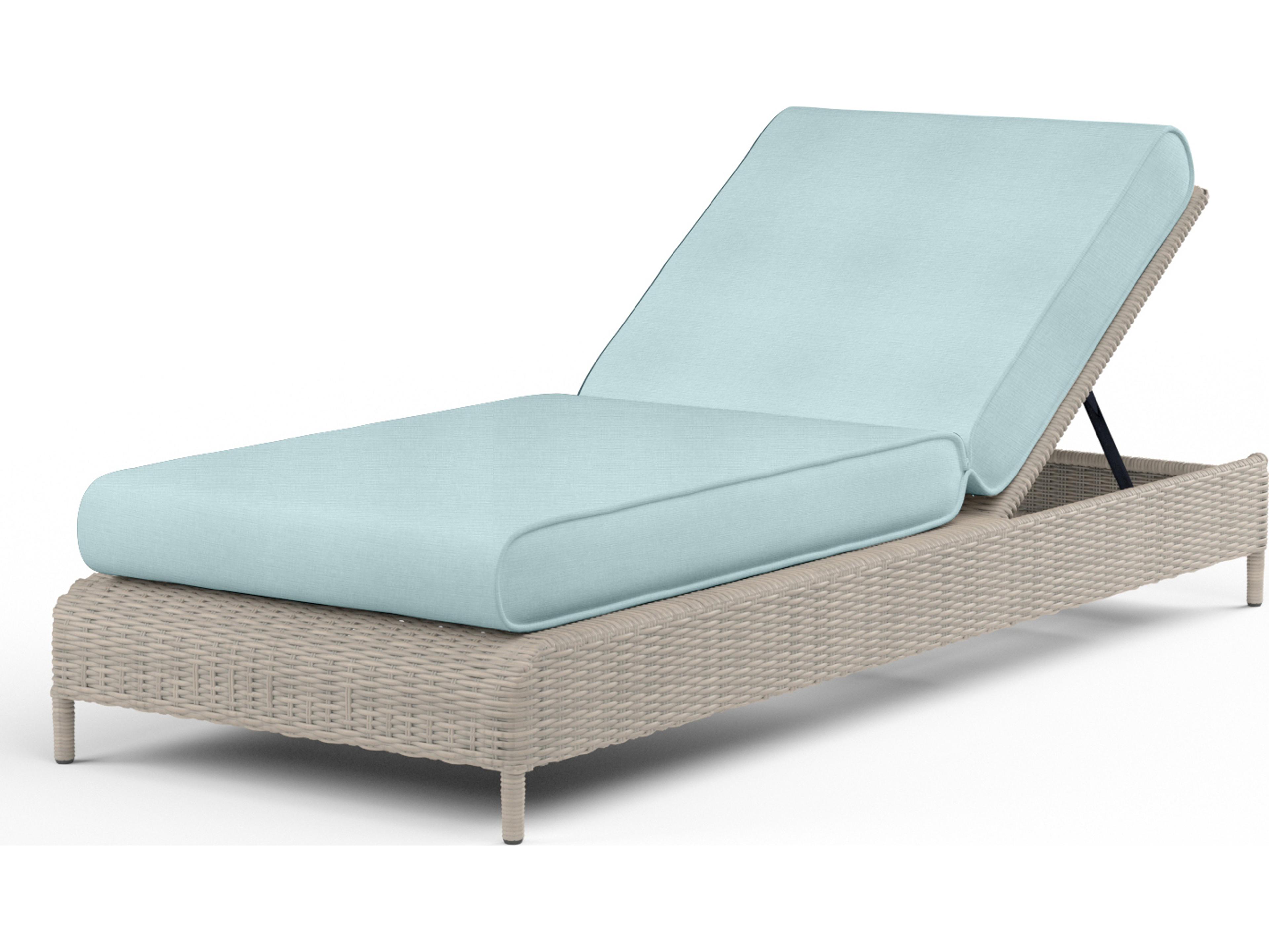Sunset West Manhattan Wicker Adjustable Patio Chaise